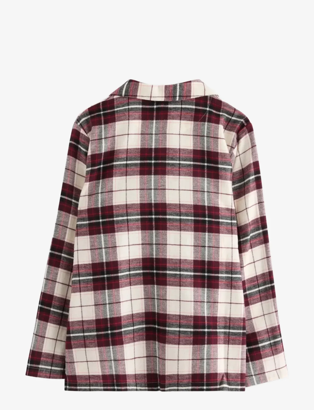 Lindex - Nightshirt flannel check - Överdelar - dark dusty red - 2