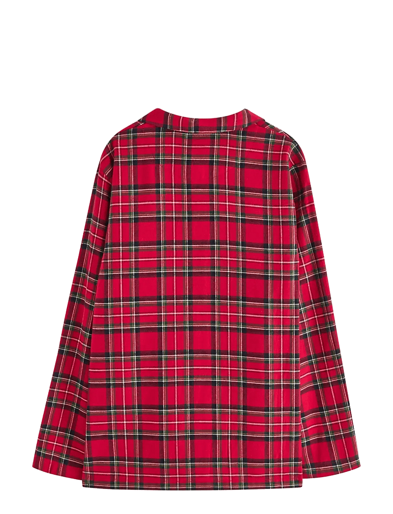 Lindex - Nightshirt flannel check - julpyjamas - red - 2
