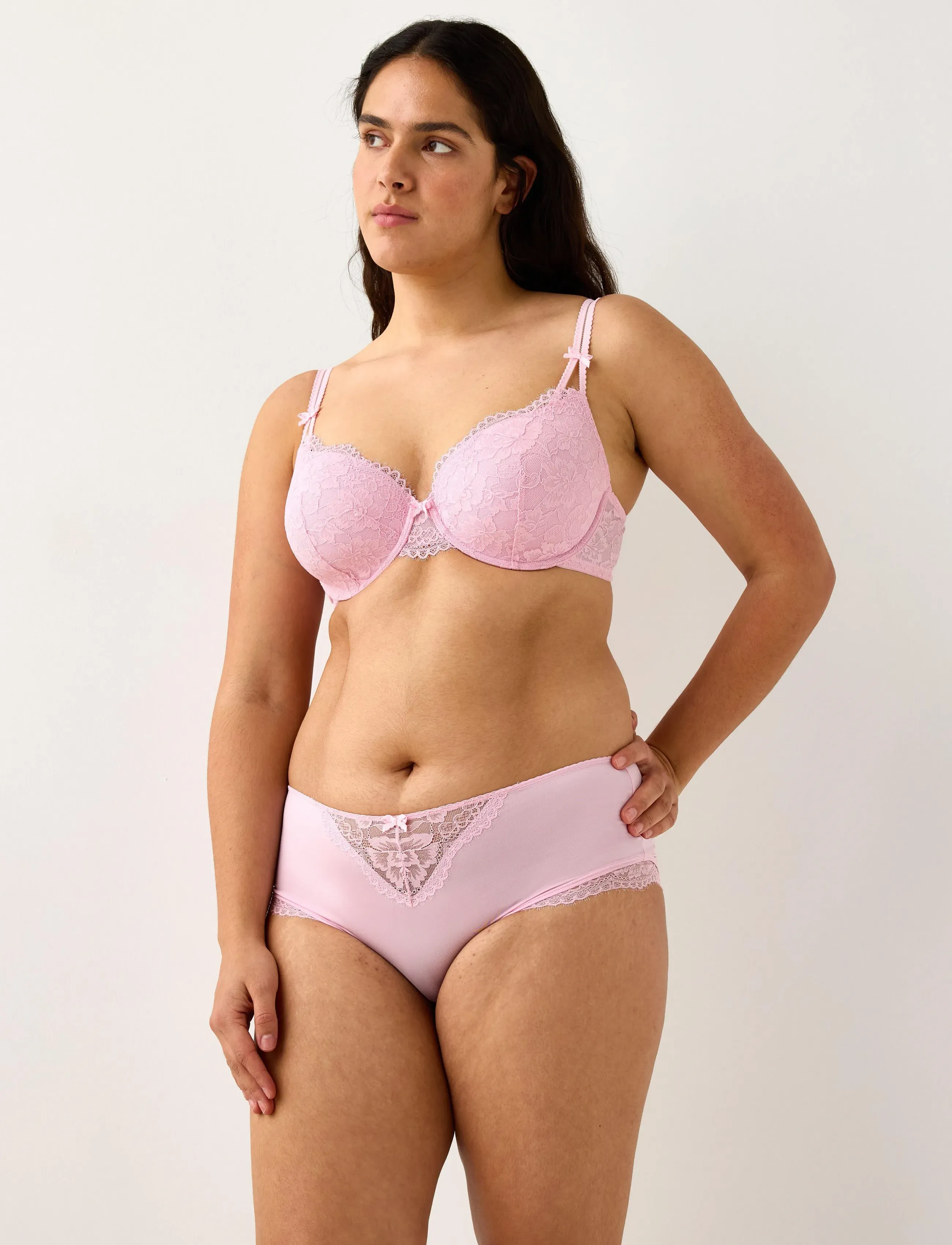 Lindex Brief Regular Lily, XS, Pink, Undertøj > Panties, Dame