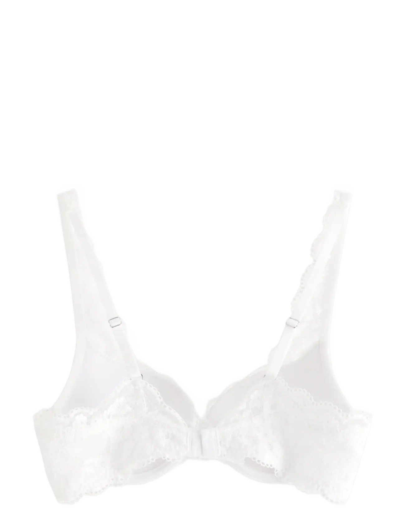 Lindex - Malva push-up bra with lace - white - 2