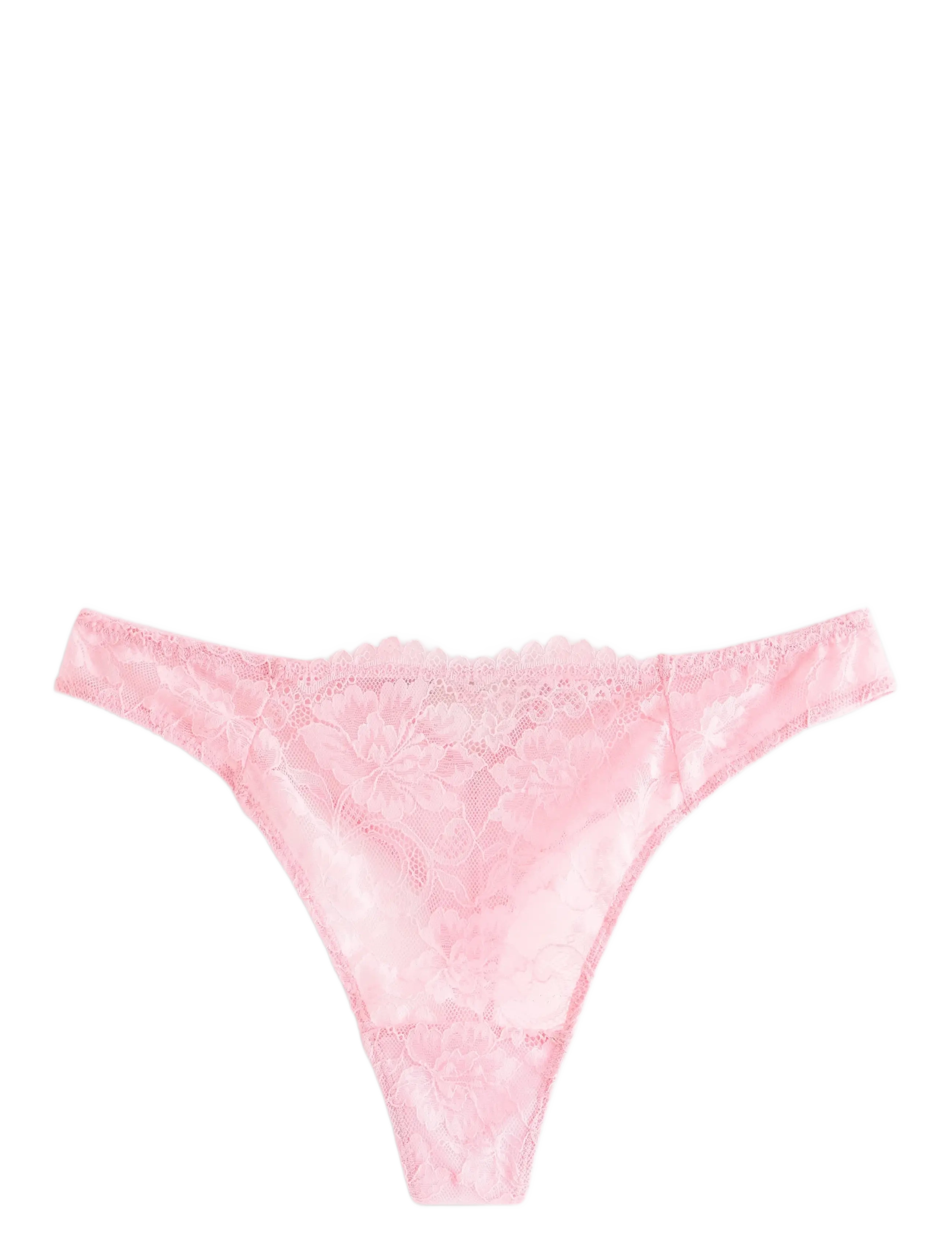 Lindex Thong Reg Lily Bling - Trusser - LIGHT PINK / pink/rose
