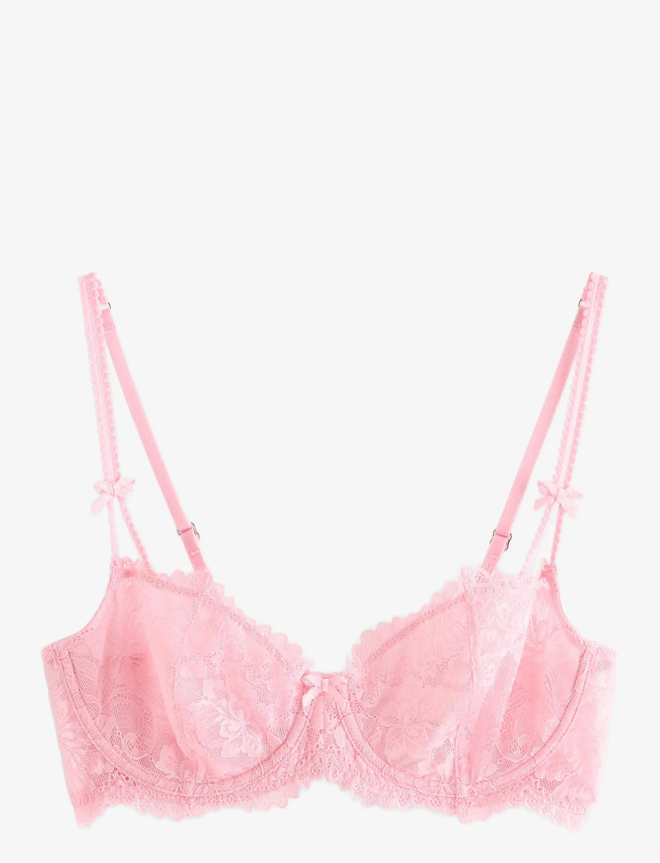 Lindex - Bra Senna Lily bow straps - bøjle-bh’er - light pink - 1