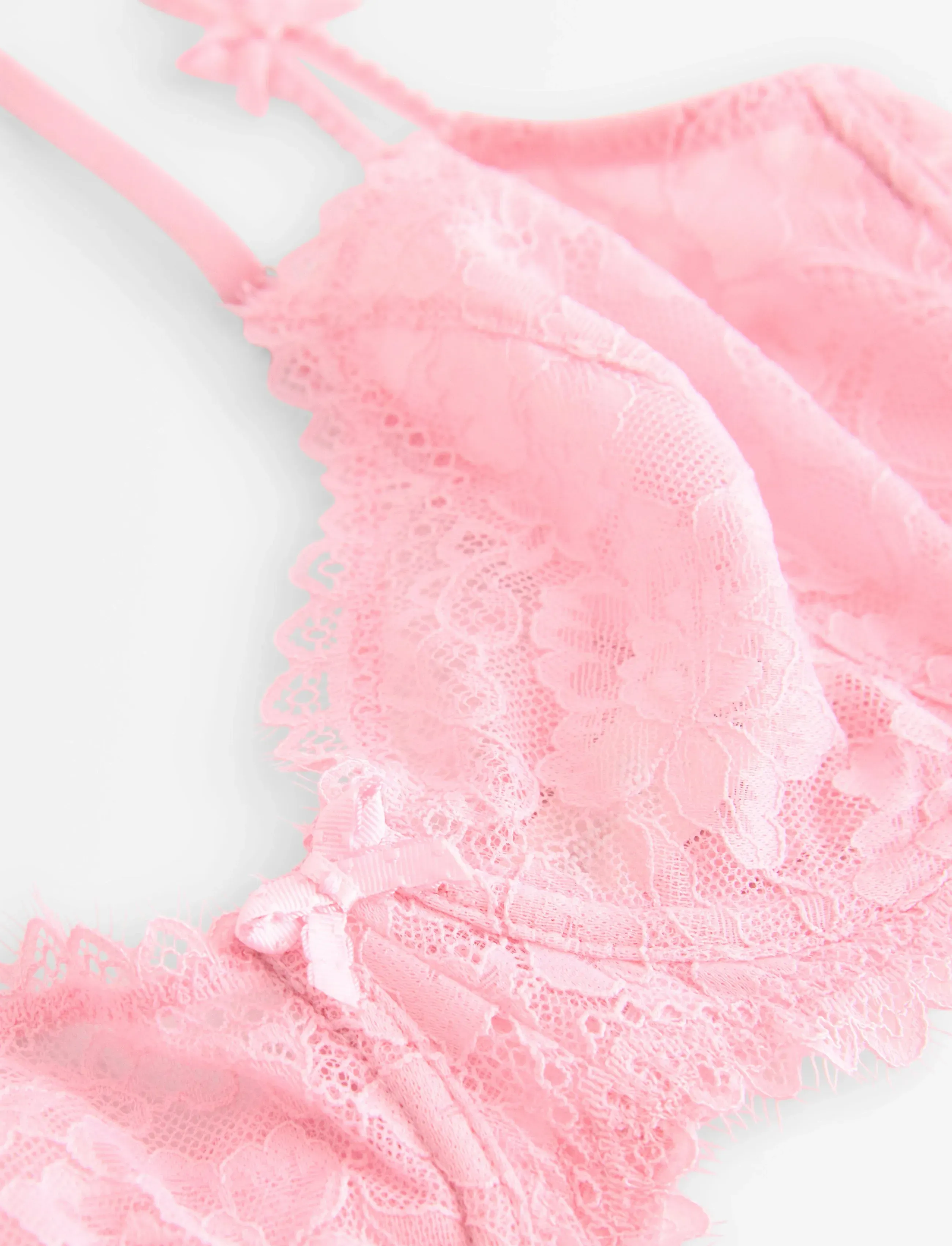 Lindex - Bra Senna Lily bow straps - bügel-bh - light pink - 5