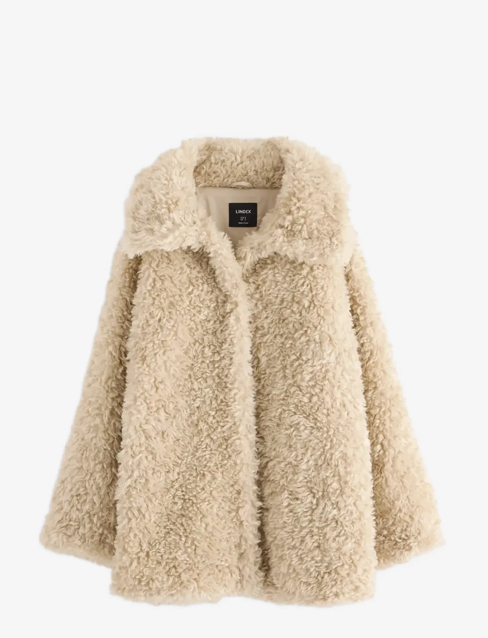 Lindex - Jakke i fuskepels - faux fur jakker - beige - 1