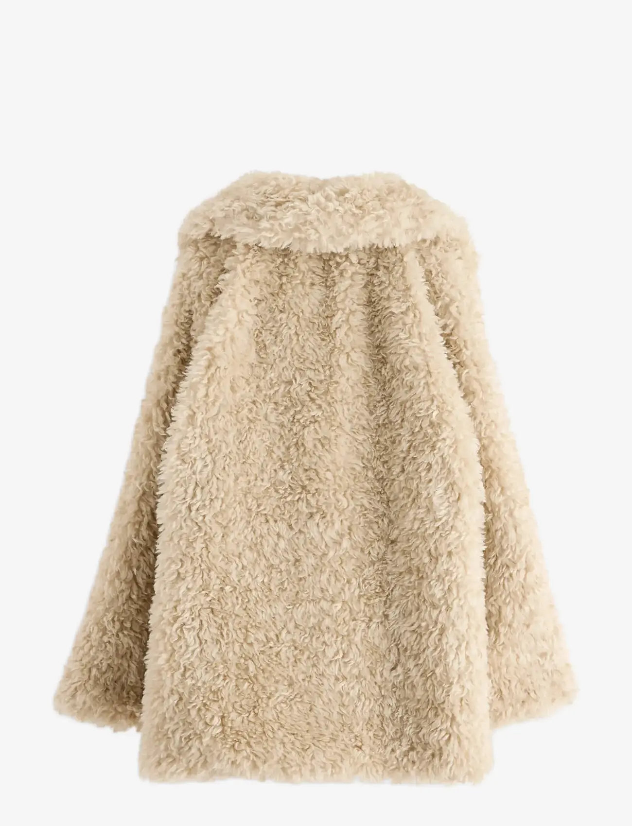 Lindex - Jakke i fuskepels - overtøj - beige - 1