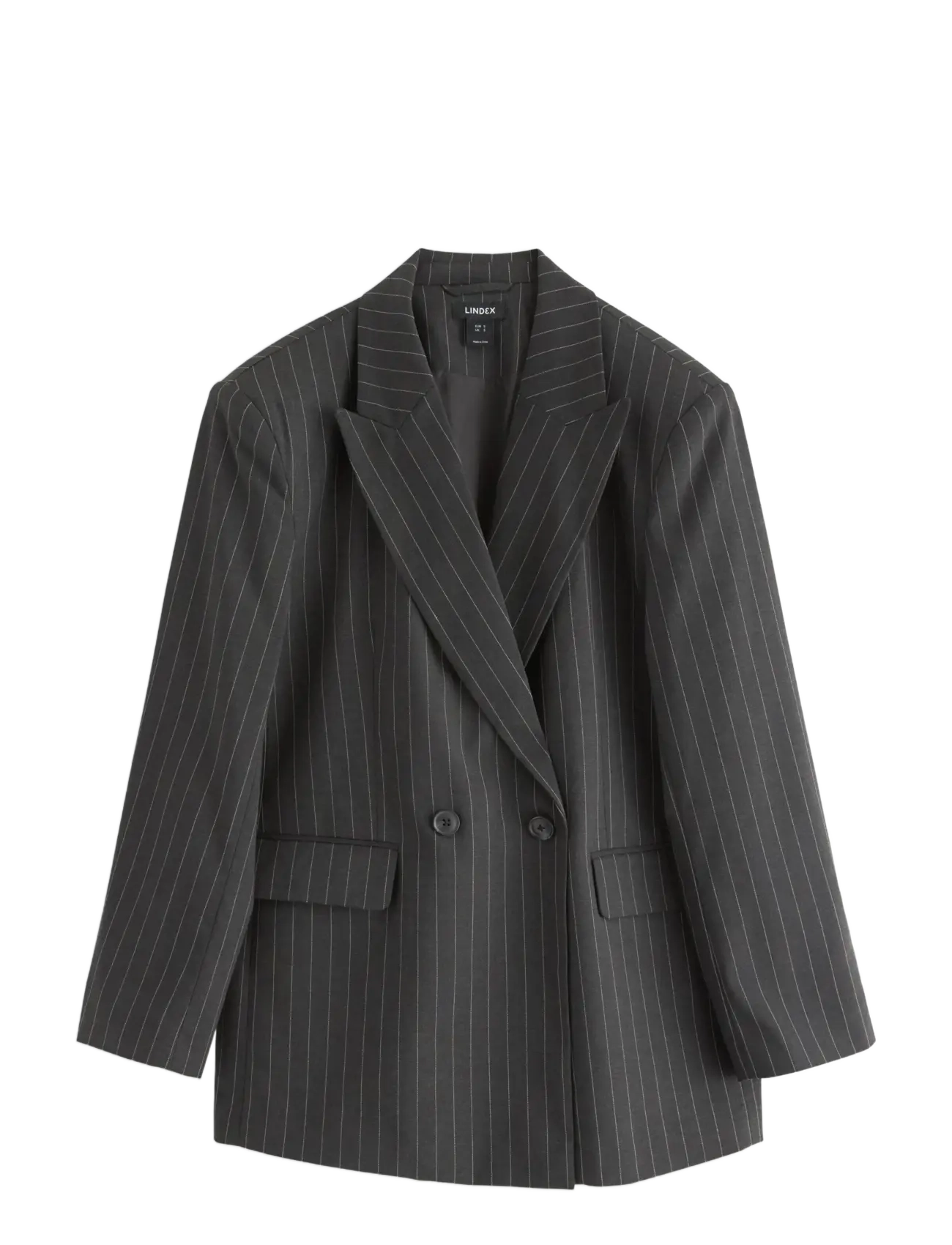 Lindex Nålestribet blazer - Blazer - GREY / grey