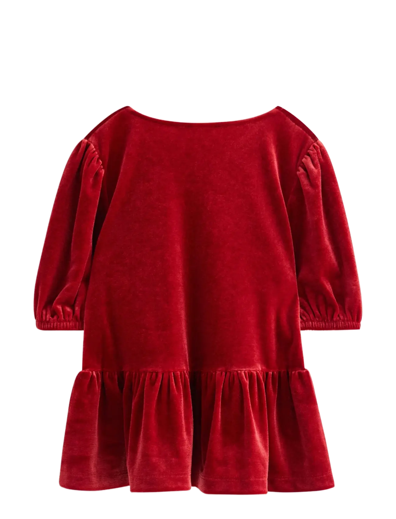 Lindex - Kortærmet top i fløjl - blusar & tunikor - dark dusty red - 2