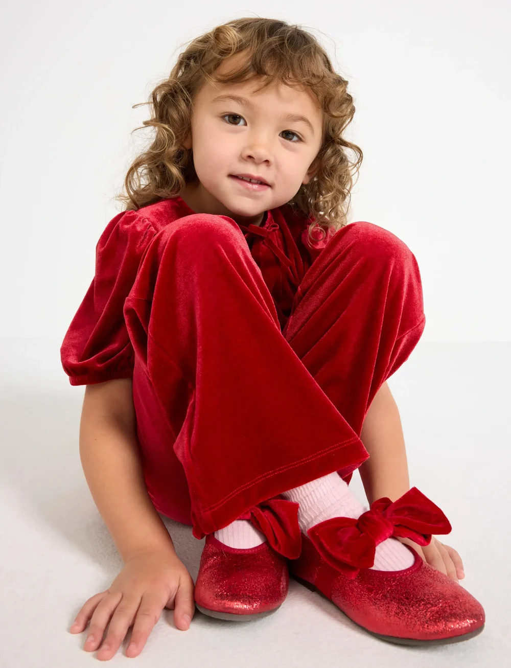 Lindex - Bukser i fløjl - einkaufen nach alter von - dark dusty red - 4