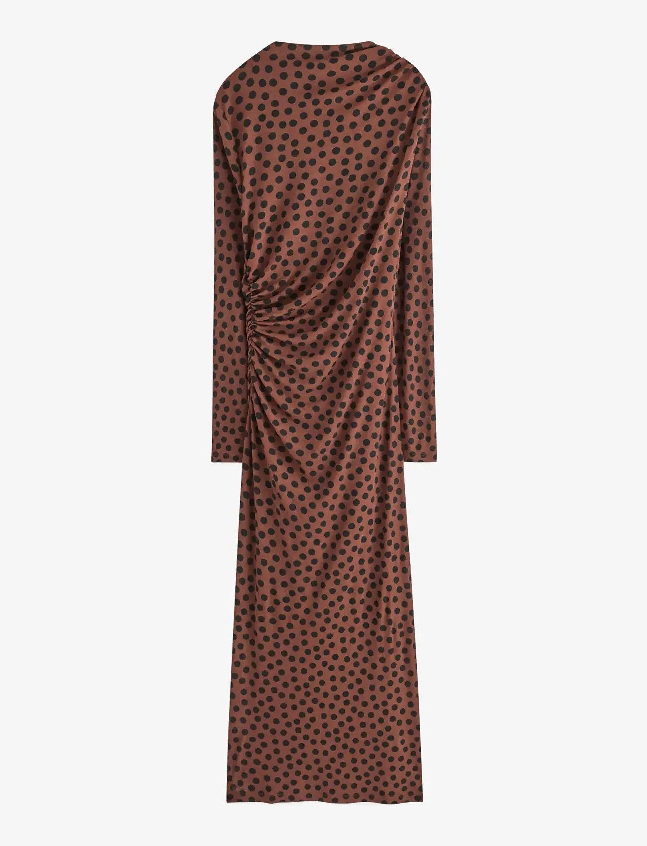 Lindex - Dress Tilde - midi kjoler - dark brown - 1