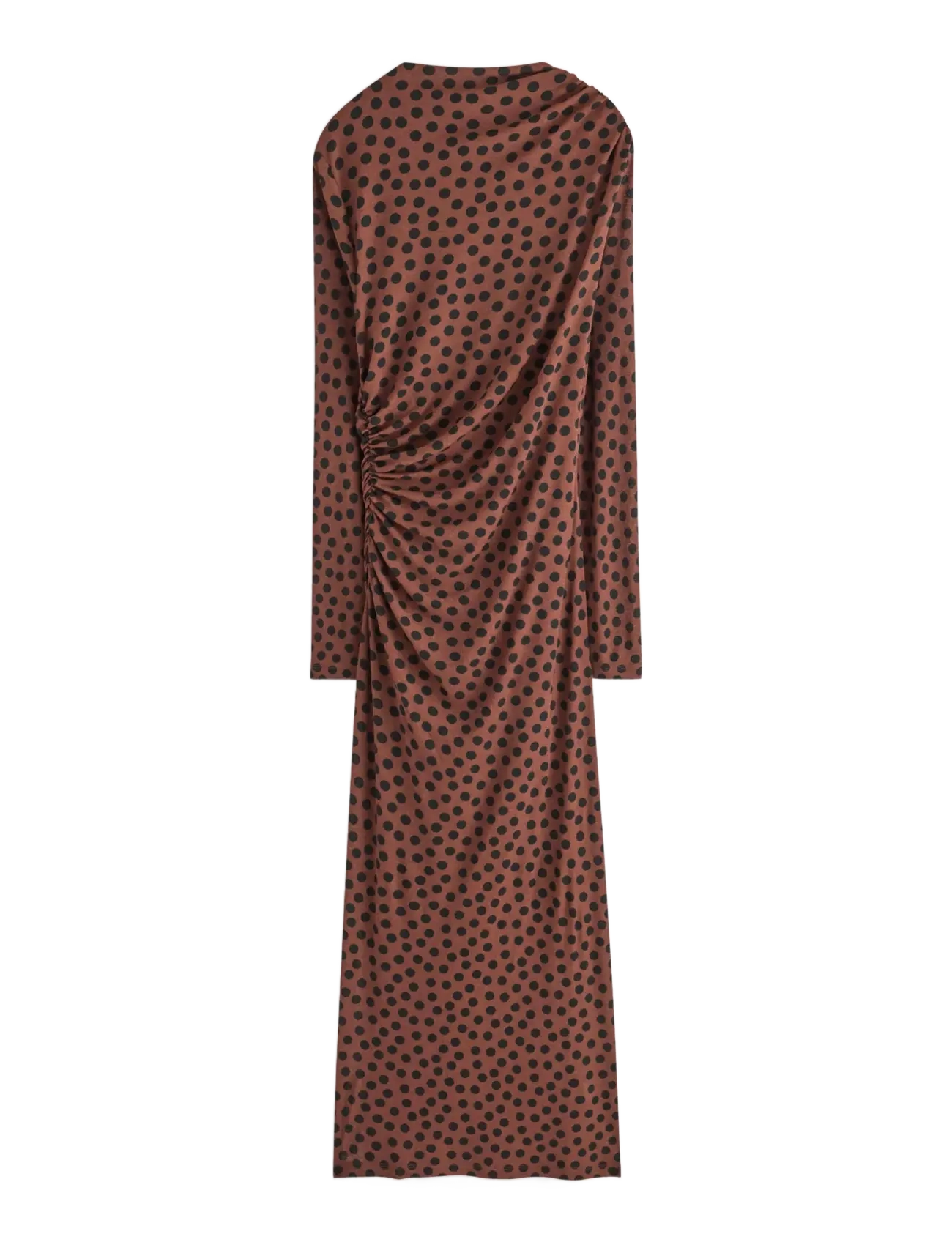 Lindex Dress Tilde - Midiklänningar - DARK BROWN / brown