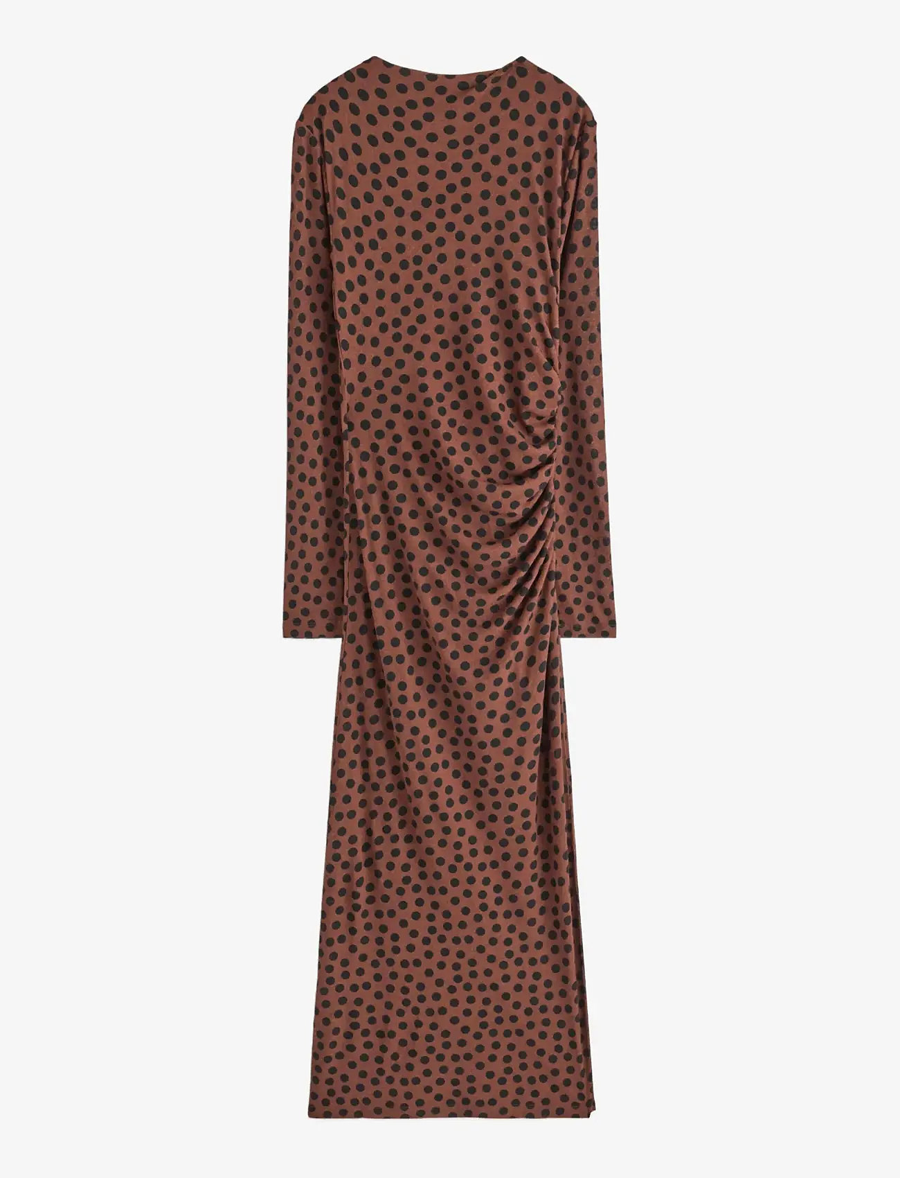 Lindex - Dress Tilde - midi kjoler - dark brown - 2