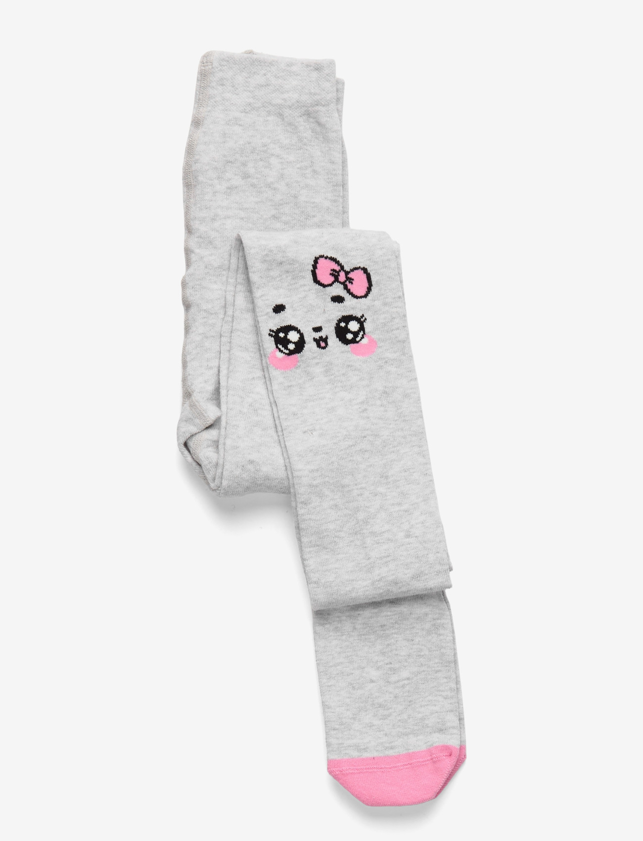 Lindex - Tights Kawaii - strømpebukser - light grey melange - 0