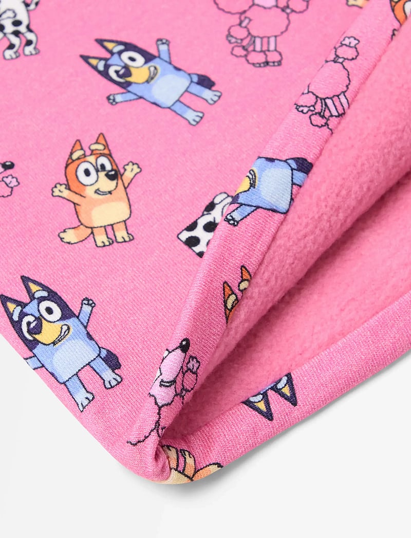 Lindex - Bluey jersey beanie w fleece - beanies - pink - 2