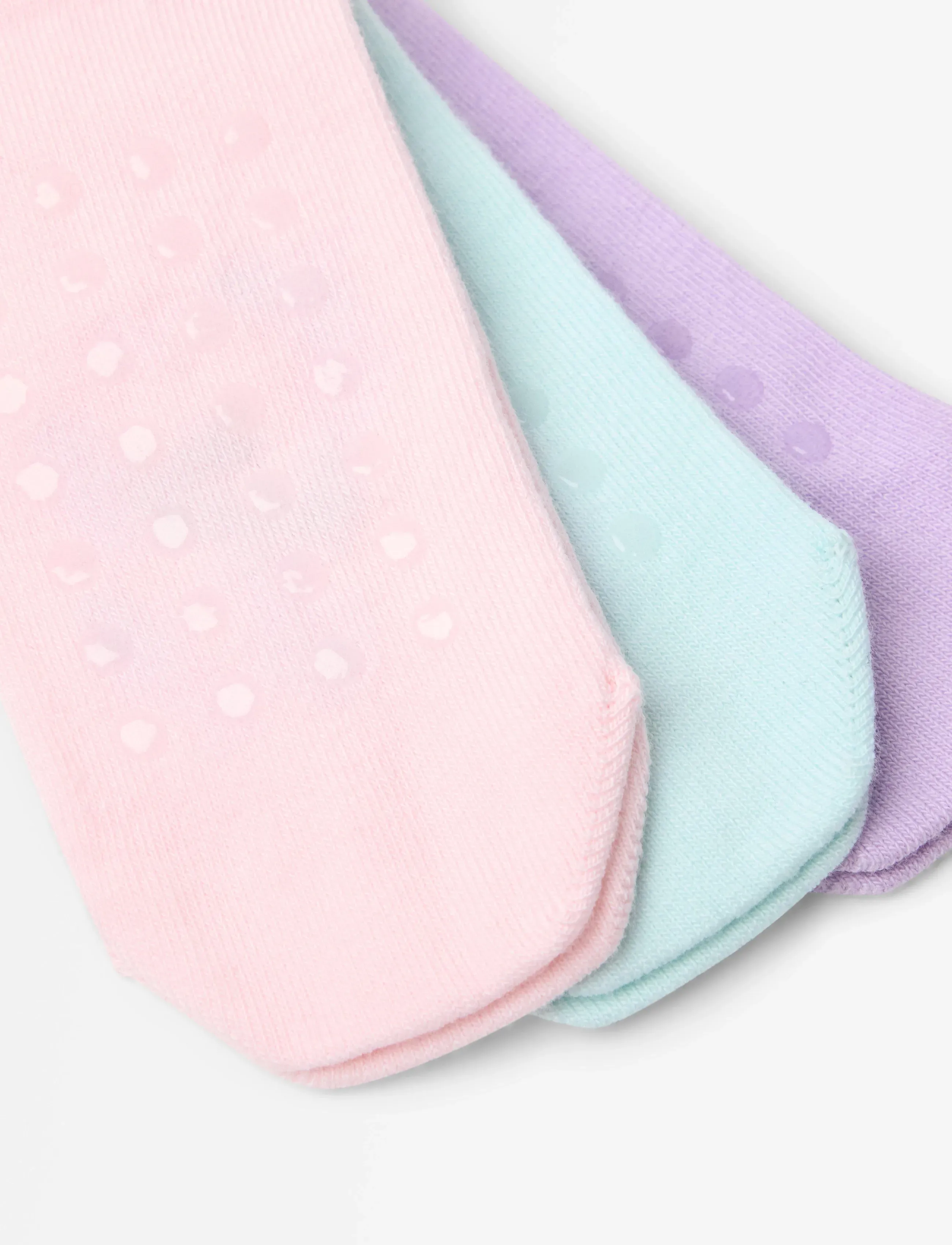 Lindex - 3-pack socks - non-slip socks - light pink - 2