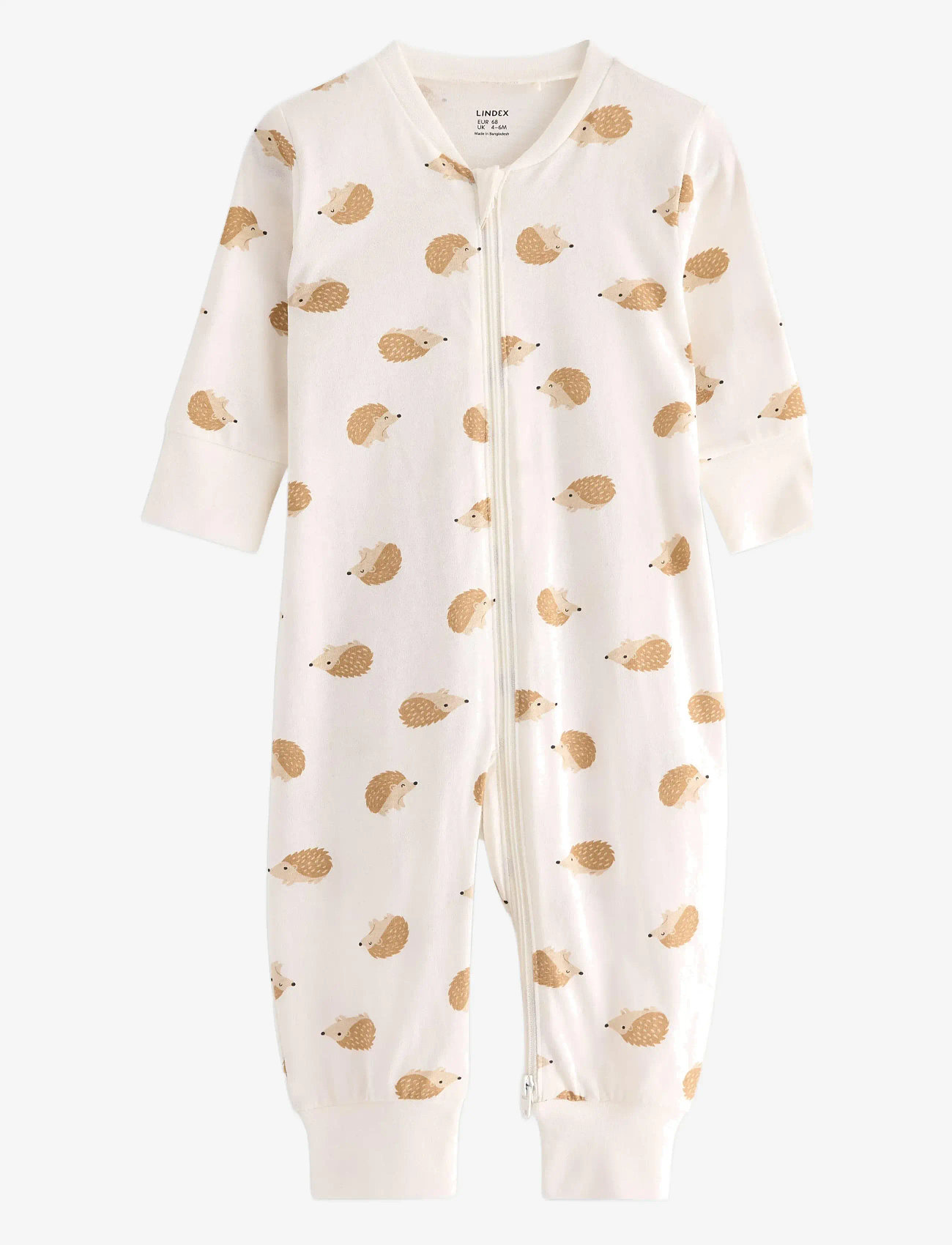 Lindex - Pyjamas hedgehog BF - sovoveraller - light dusty white - 0