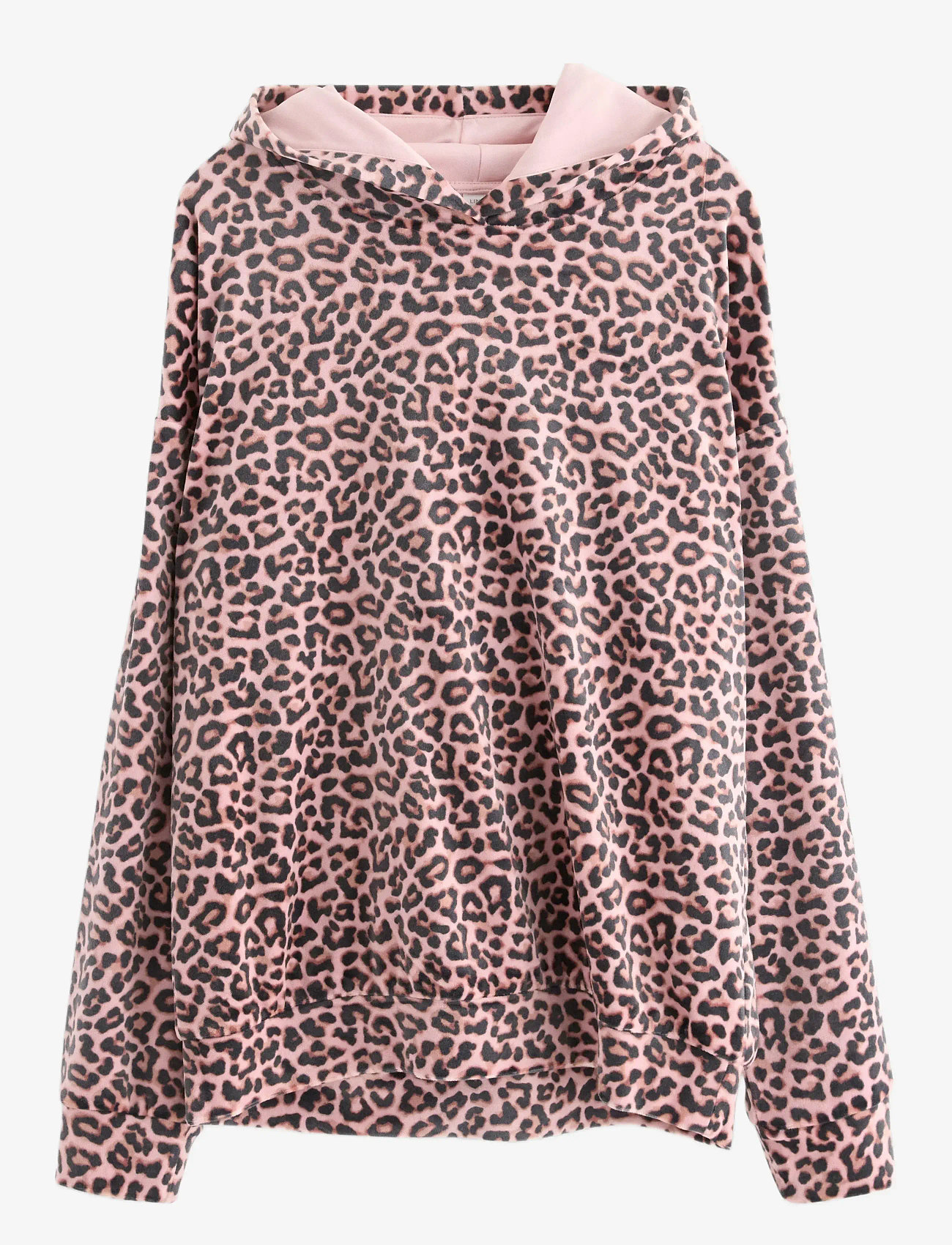 Lindex - Sweatshirt hood velour - hættetrøjer - light dusty pink - 0