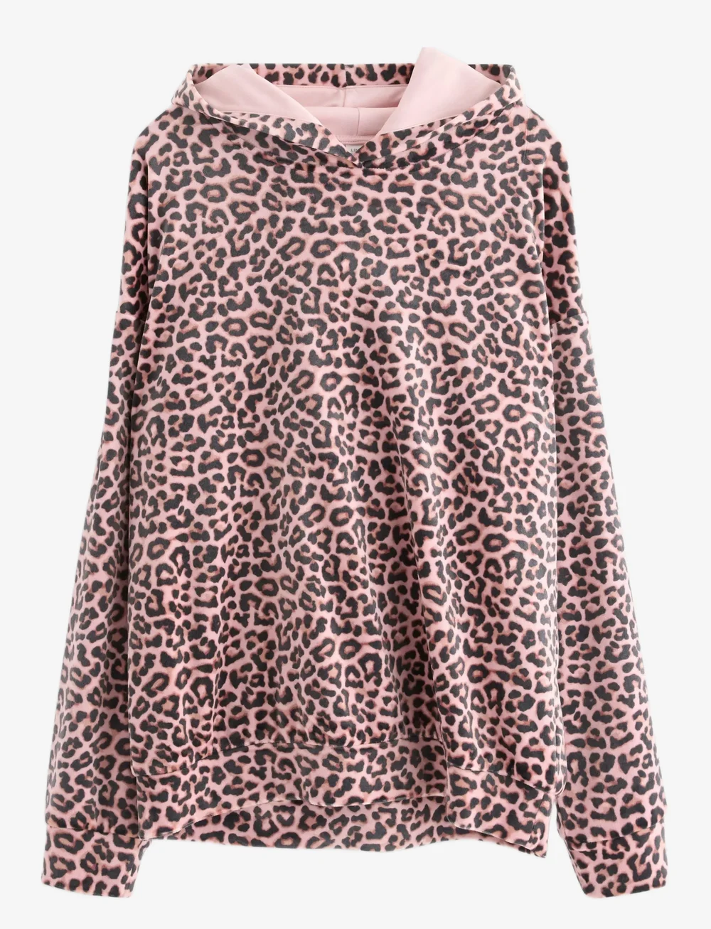 Lindex - Sweatshirt hood velour - kapuzenpullover - light dusty pink - 0