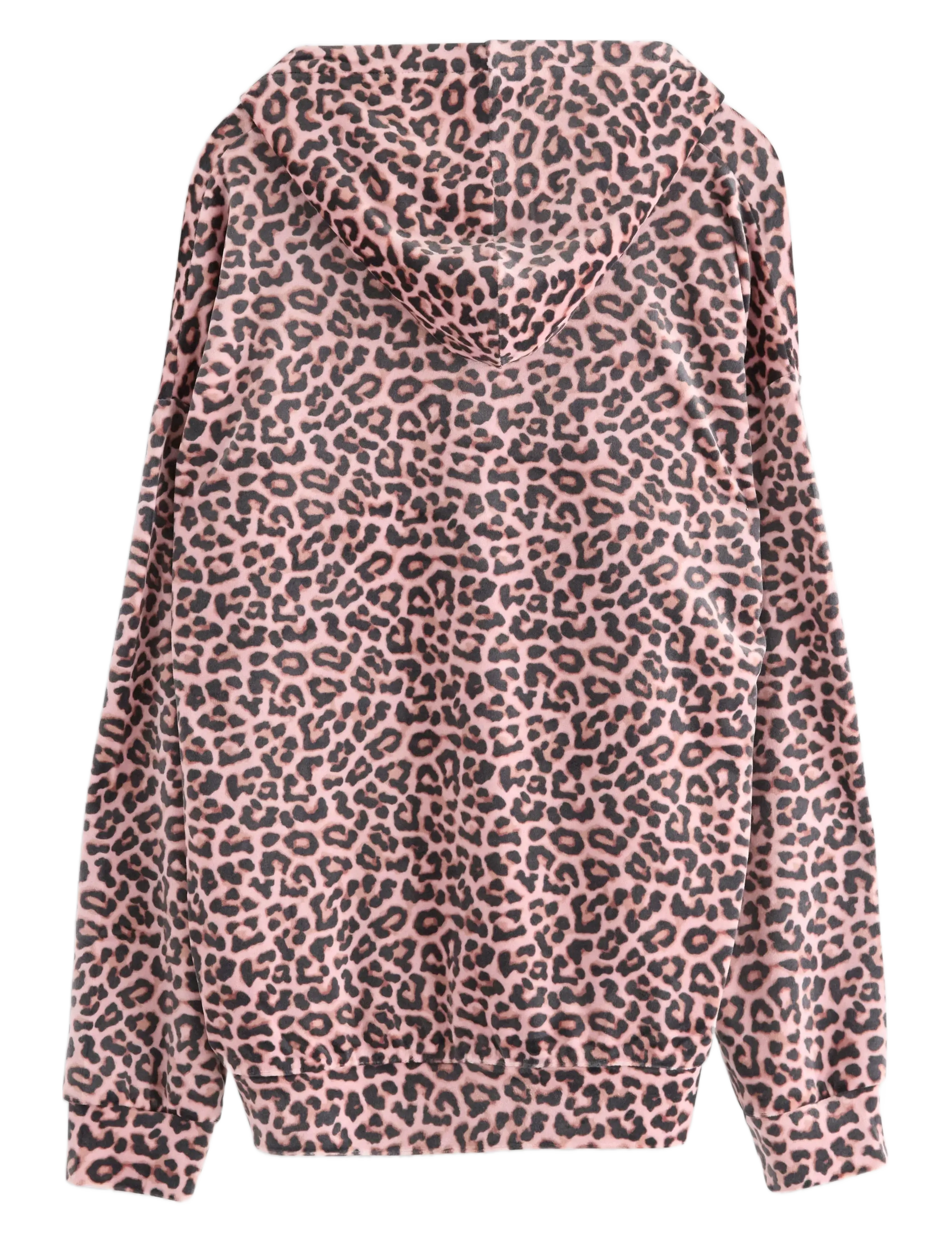 Lindex - Sweatshirt hood velour - hoodies - light dusty pink - 1