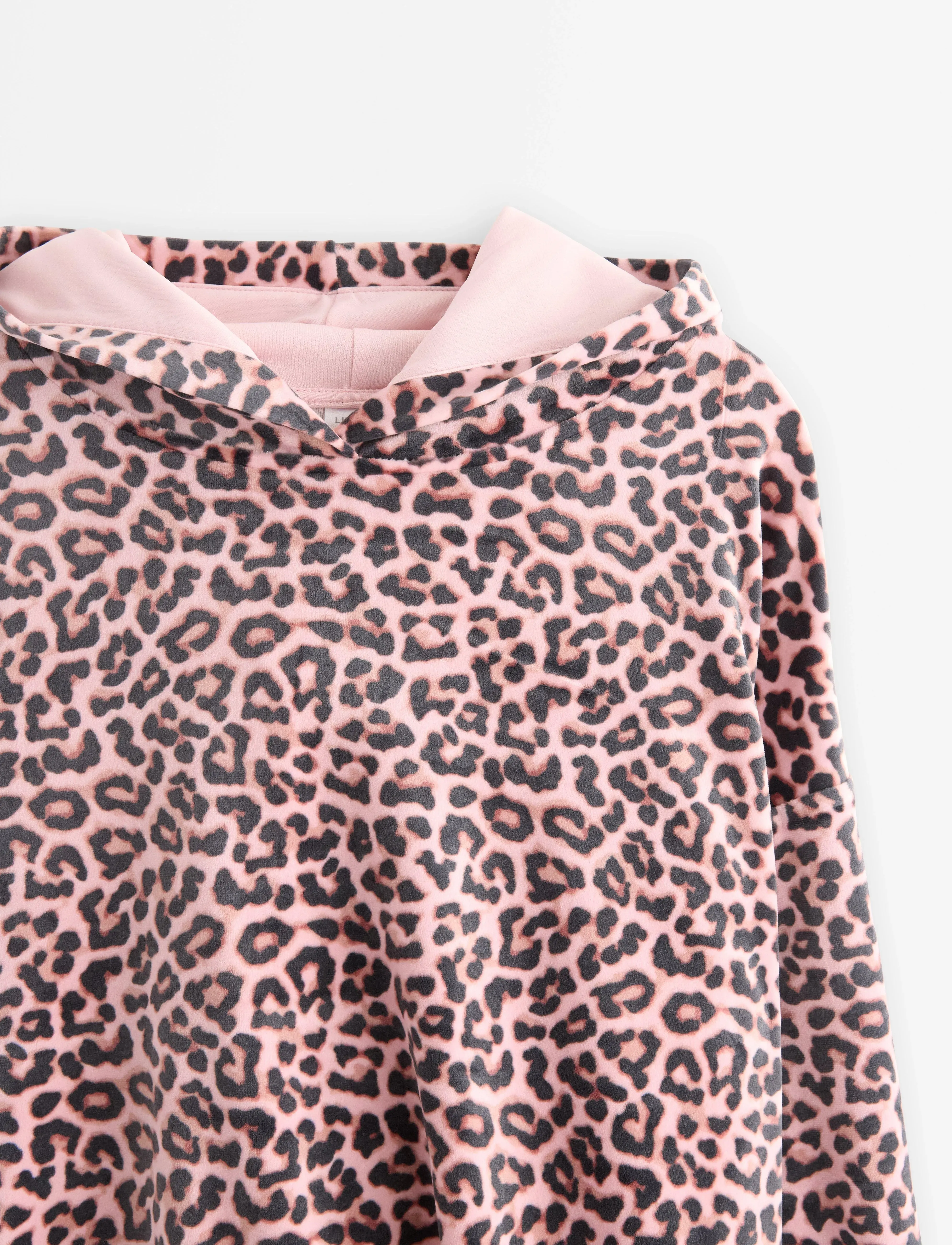 Lindex - Sweatshirt hood velour - hoodies - light dusty pink - 2