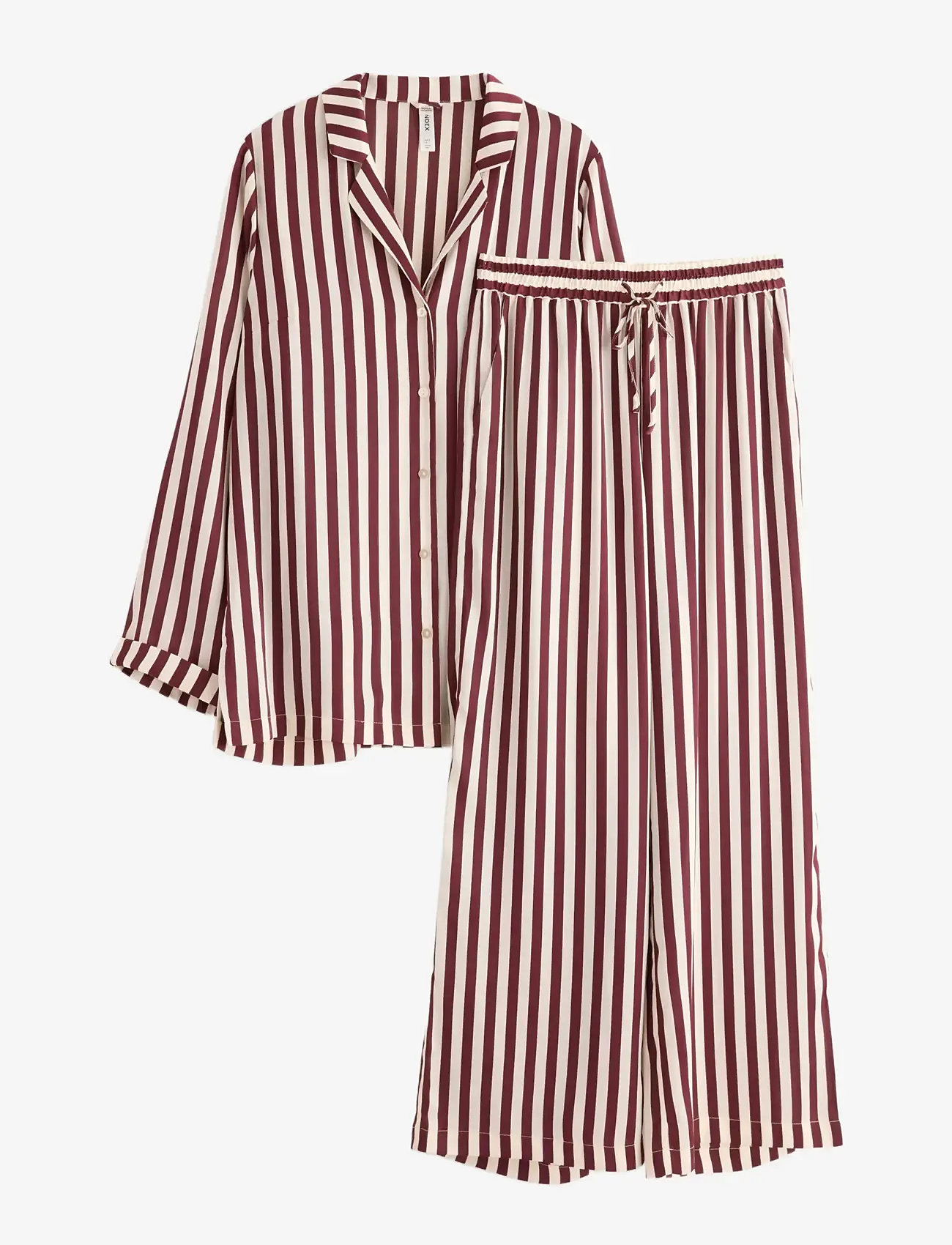 Lindex - Pyjama set satin - white - 1