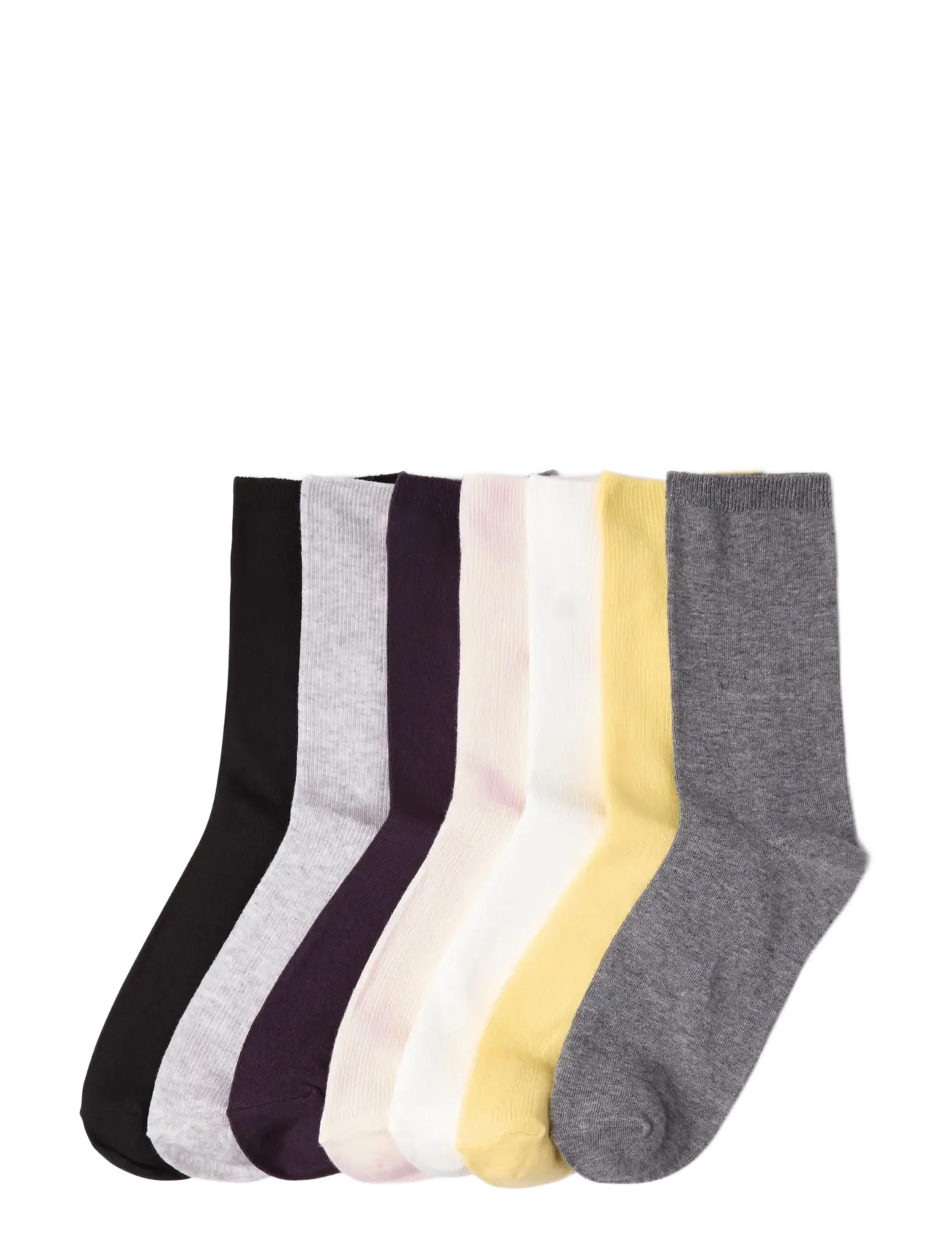 Lindex Sock 7 p mixed colours - Vanliga strumpor - LIGHT PINK / multi