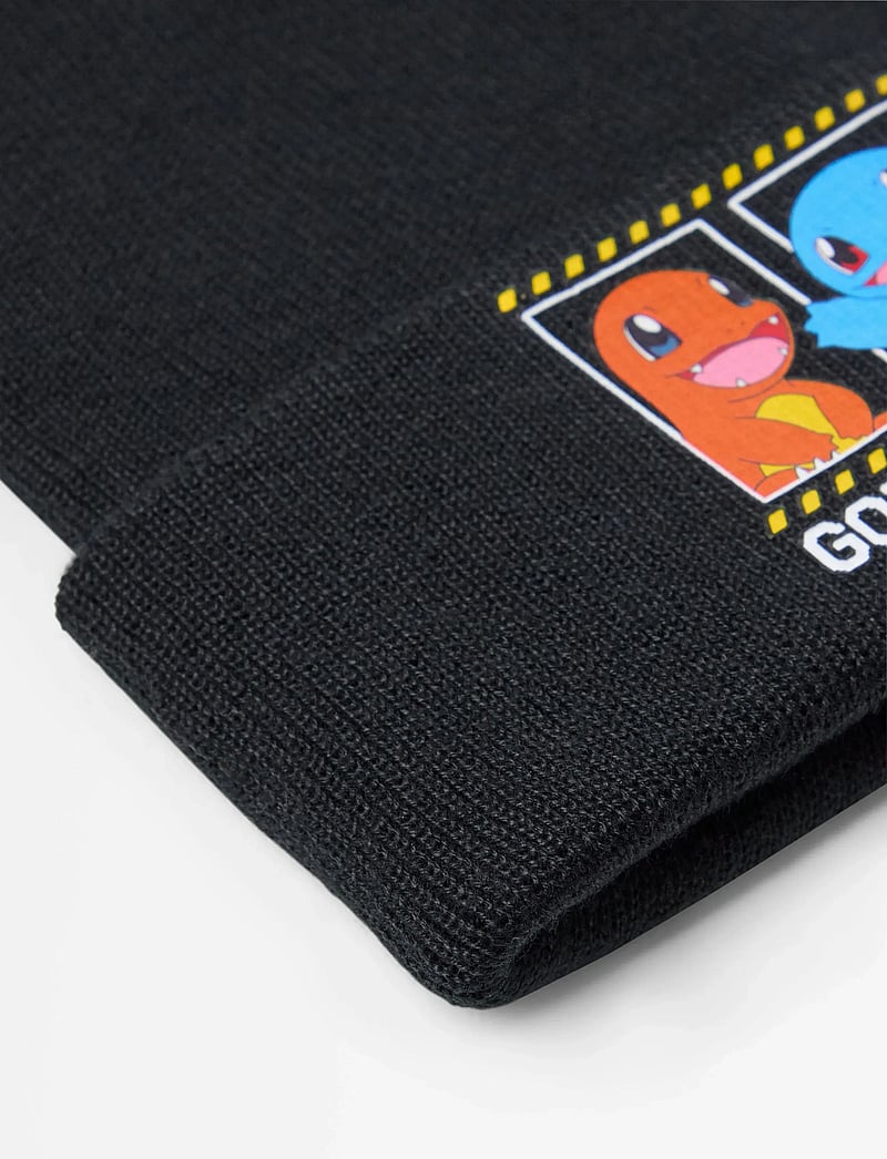 Lindex - Beanie knitted Pokemon - beanies - black - 2