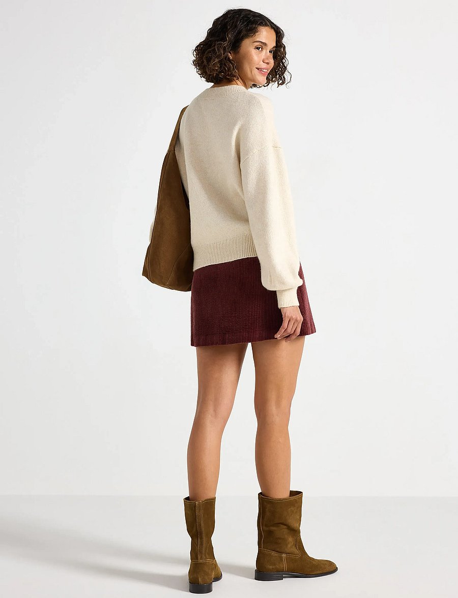 Lindex - Skirt Elsa cord - short skirts - dark red - 3
