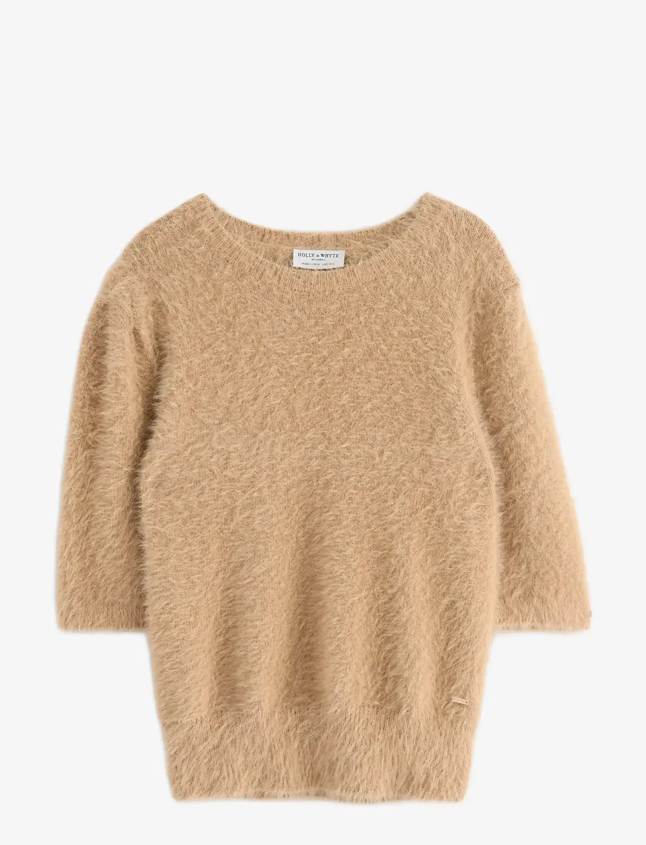 Lindex - Sweater Edit - stickade tröjor - light beige melange - 1