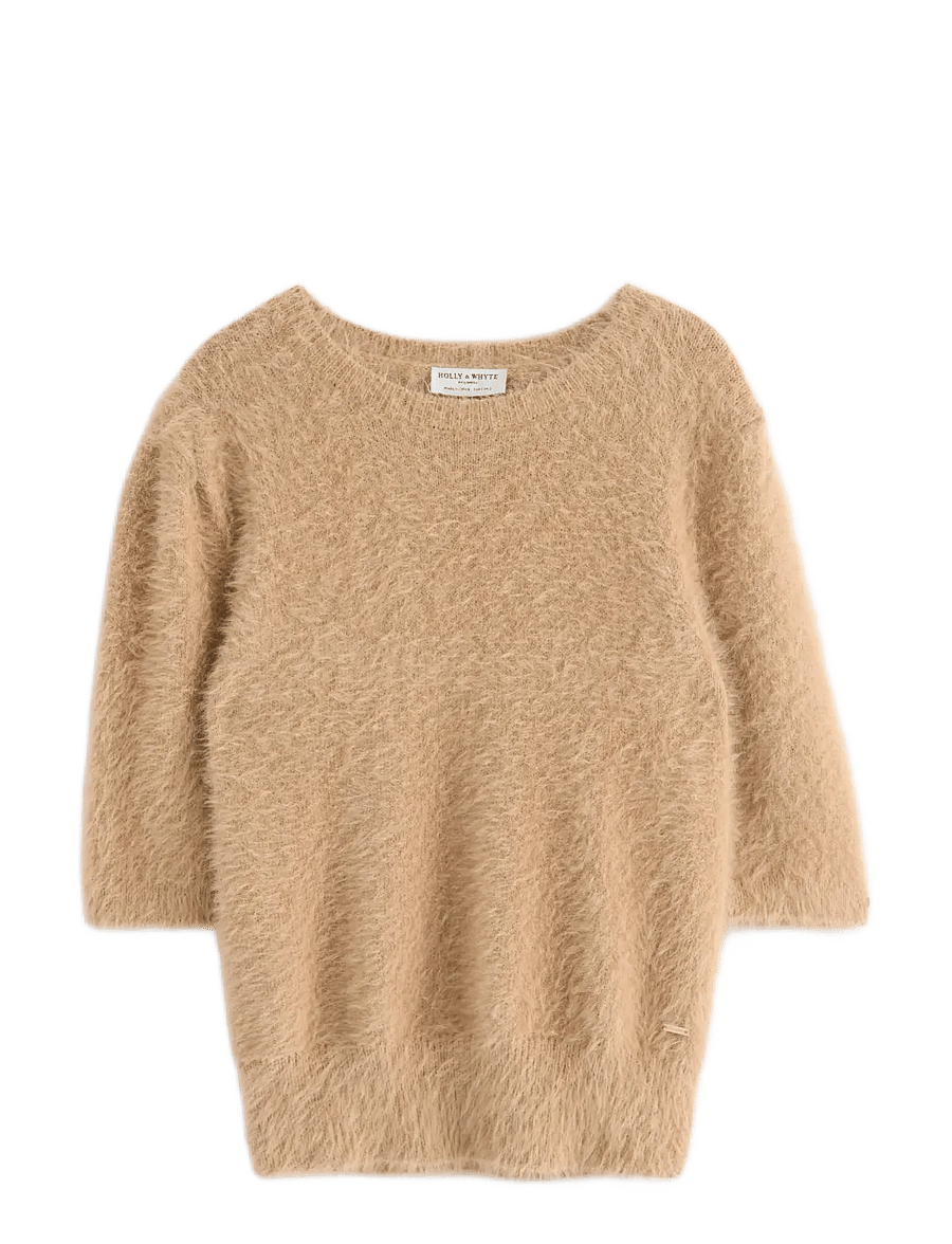 Lindex - Sweater Edit - striktrøjer - light beige melange - 1