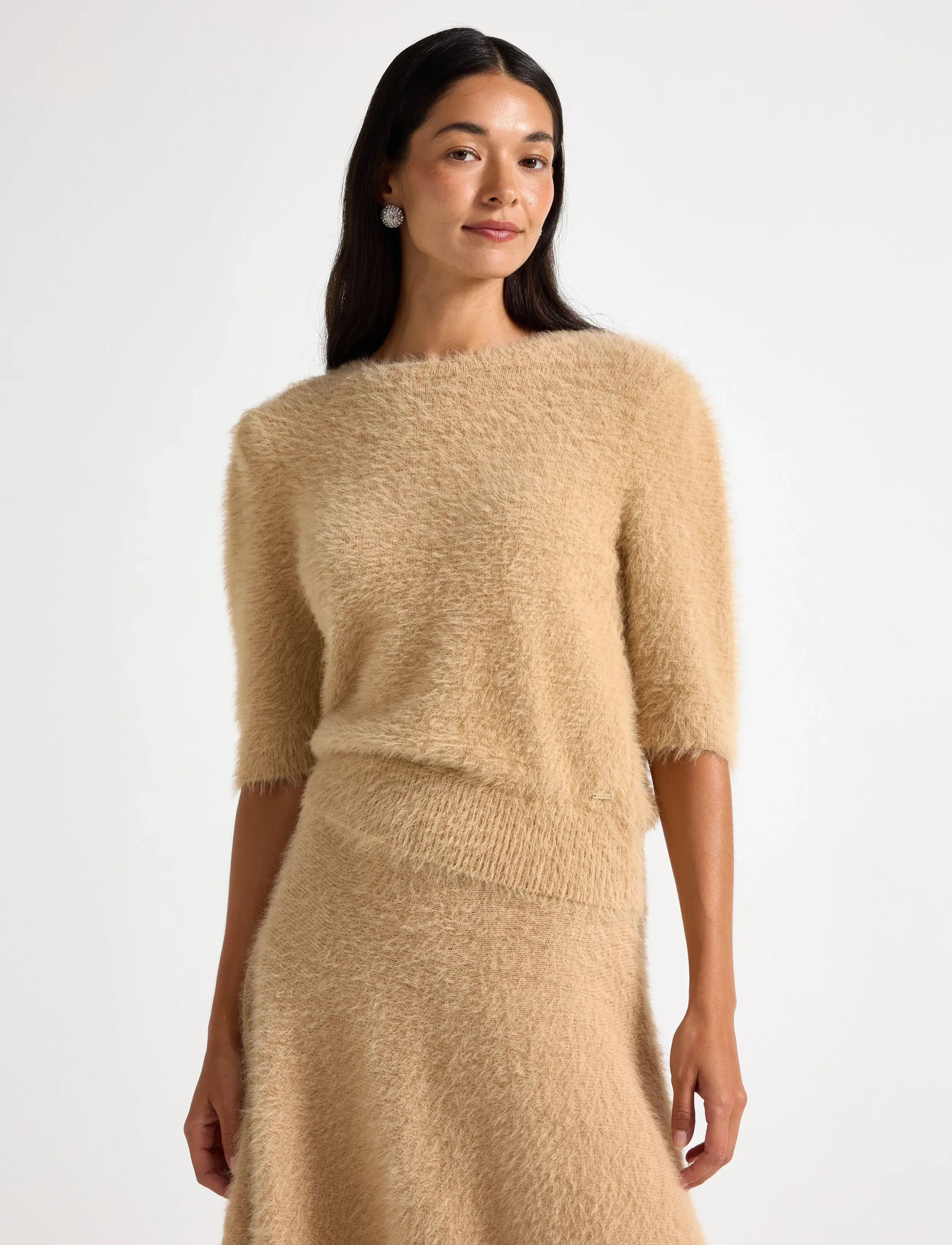 Lindex Sweater Edit, S, Beige, Strik > Trøjer, Dame