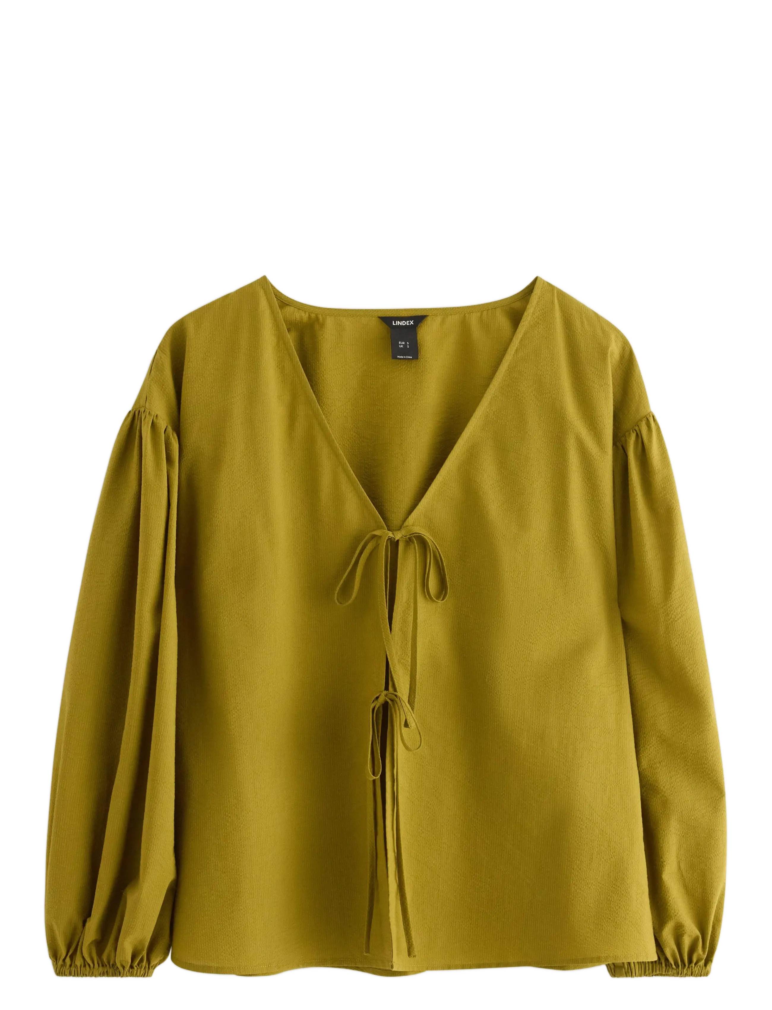 LINDEX Bluse Esther Gelb - M - Damen