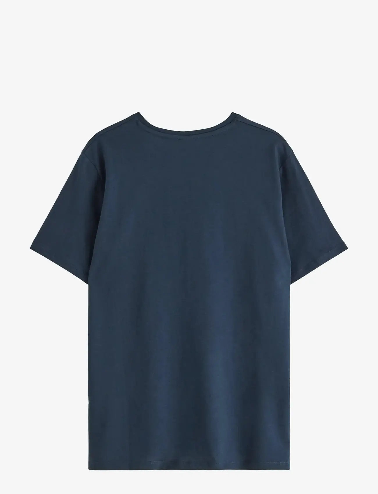 Lindex - T shirt v neck - kortærmede t-shirts - dark navy - 2