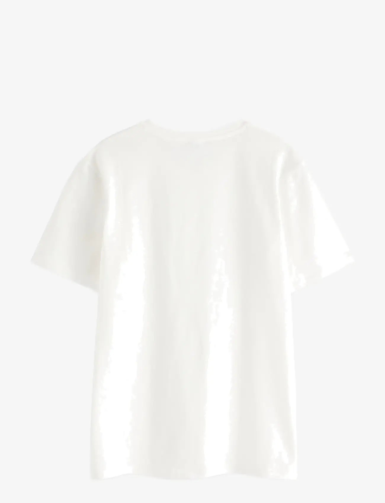 Lindex - T shirt v neck - lyhythihaiset t-paidat - off white - 2