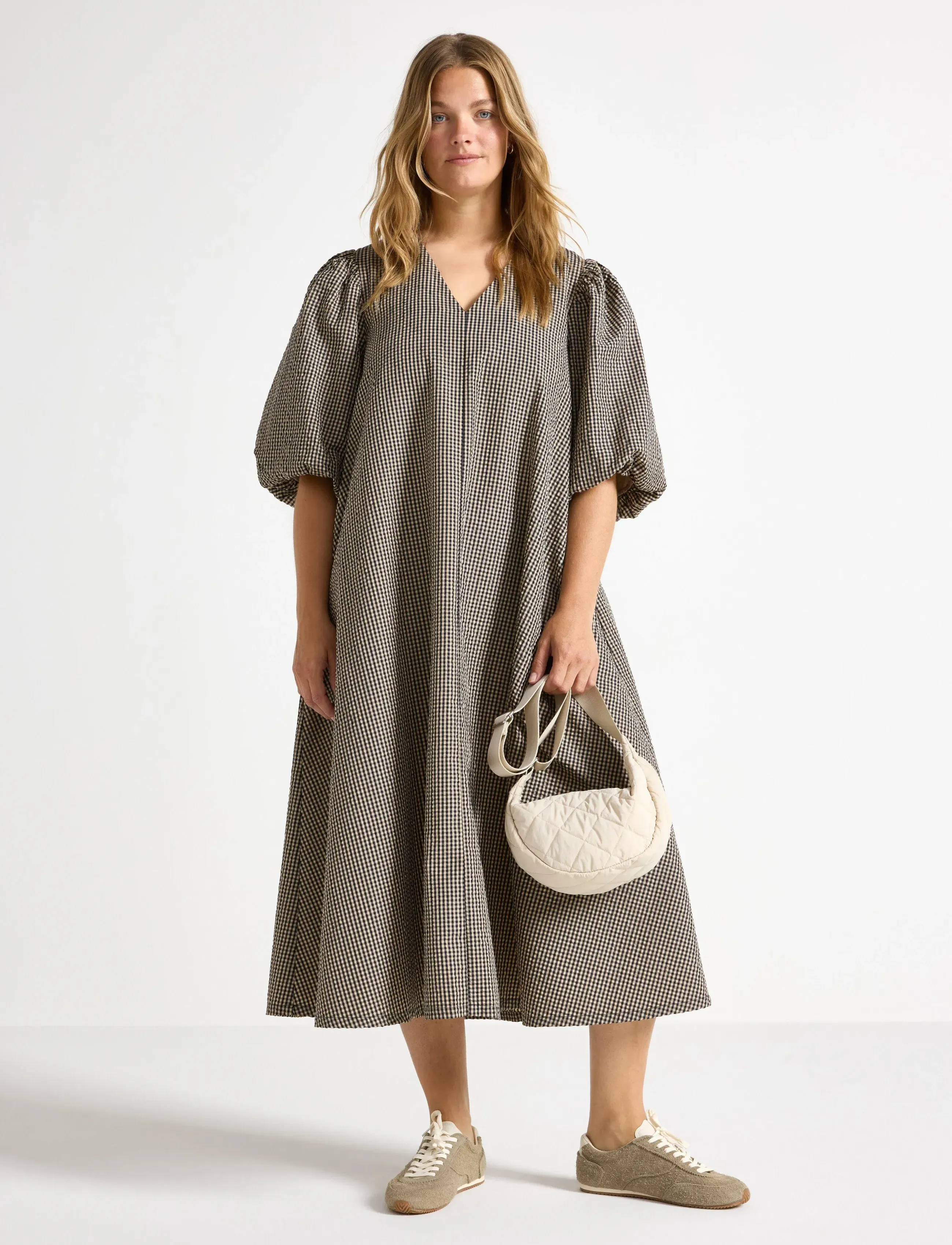Lindex Dress Bernice - Kläder - BLACK / black