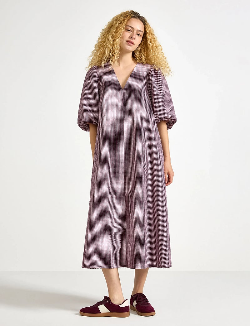 Lindex - Dress Bernice - skjortklänningar - dark lilac - 0