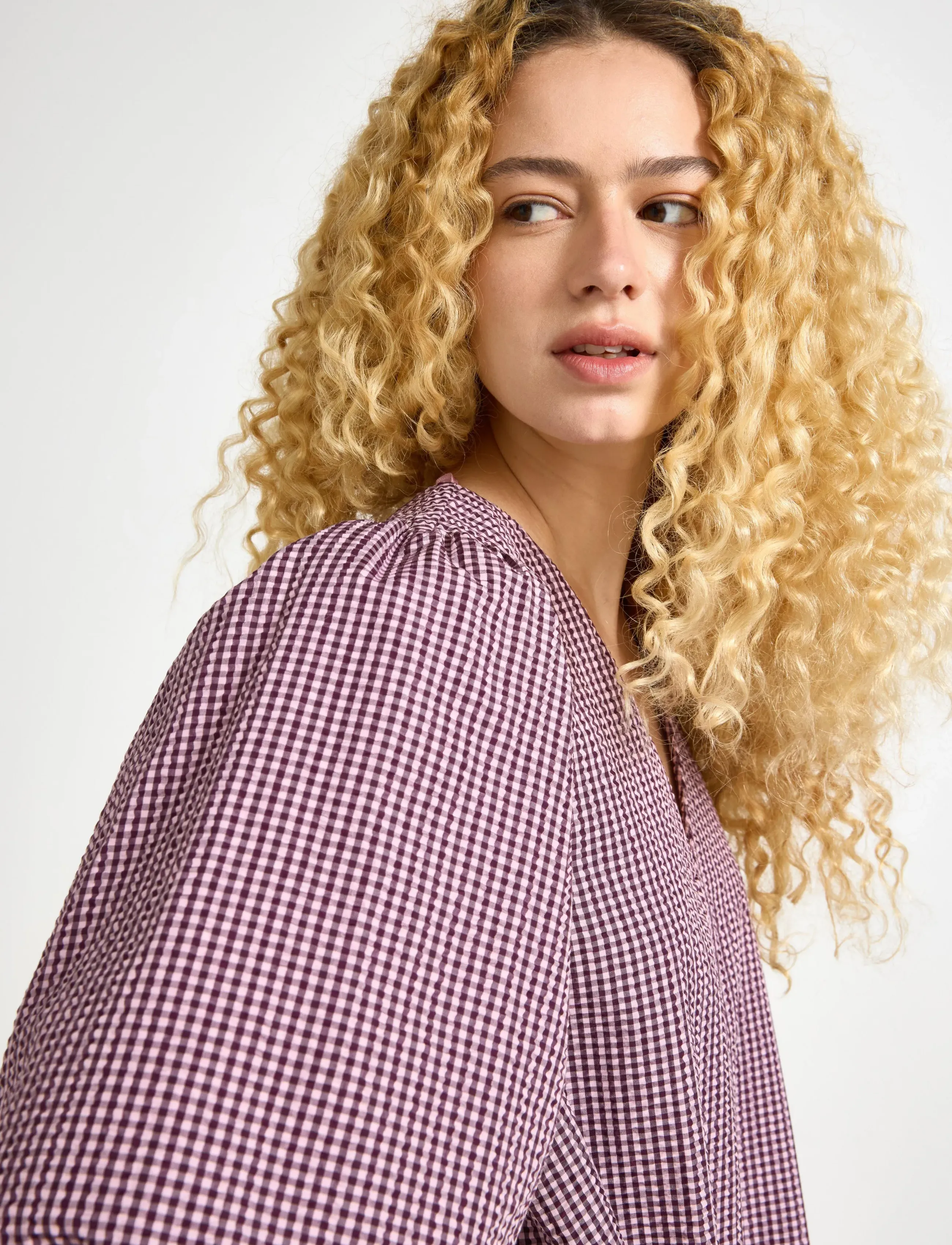 Lindex - Dress Bernice - skjortekjoler - dark lilac - 4