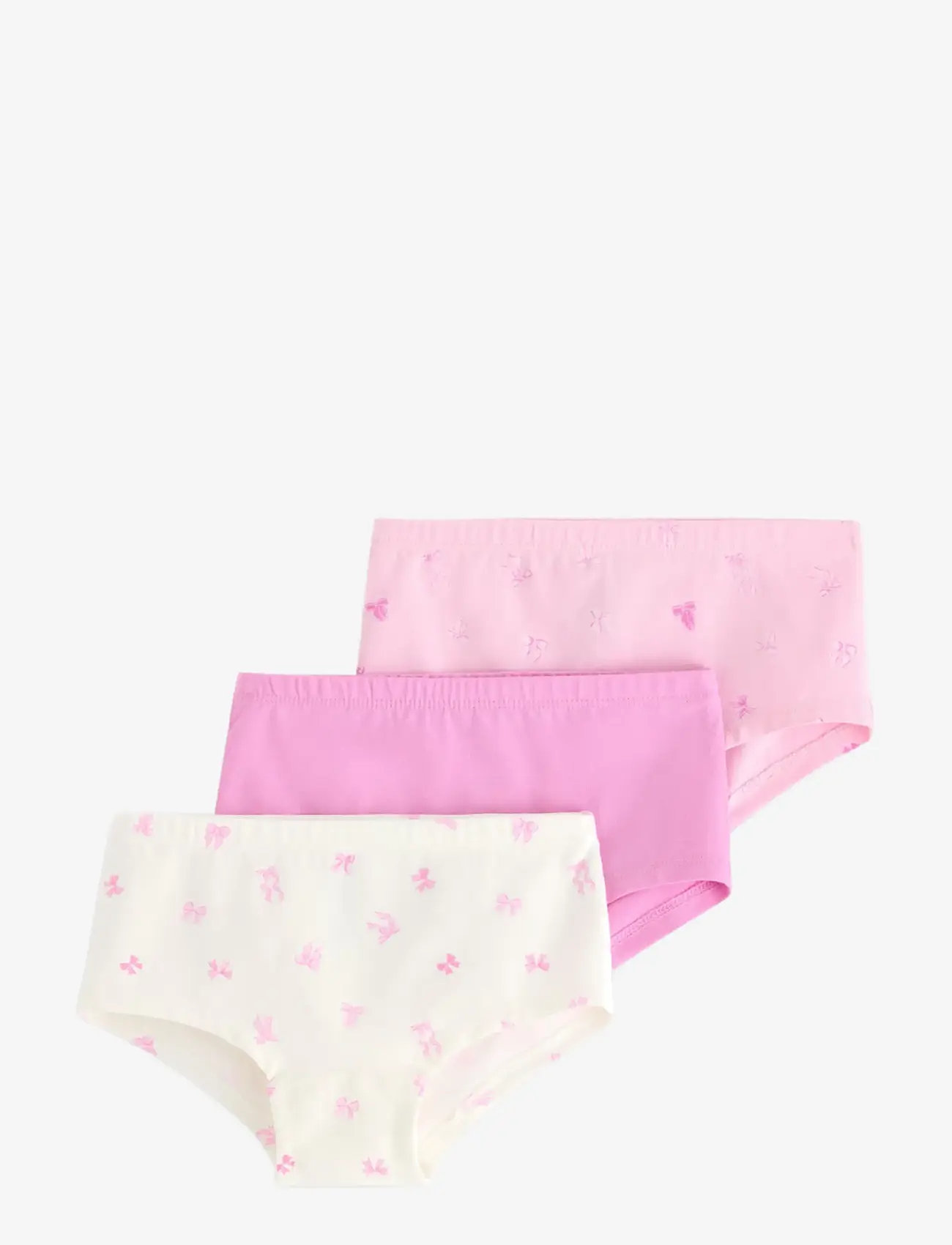 Lindex - 3-pack hipster briefs - slips - light pink - 0