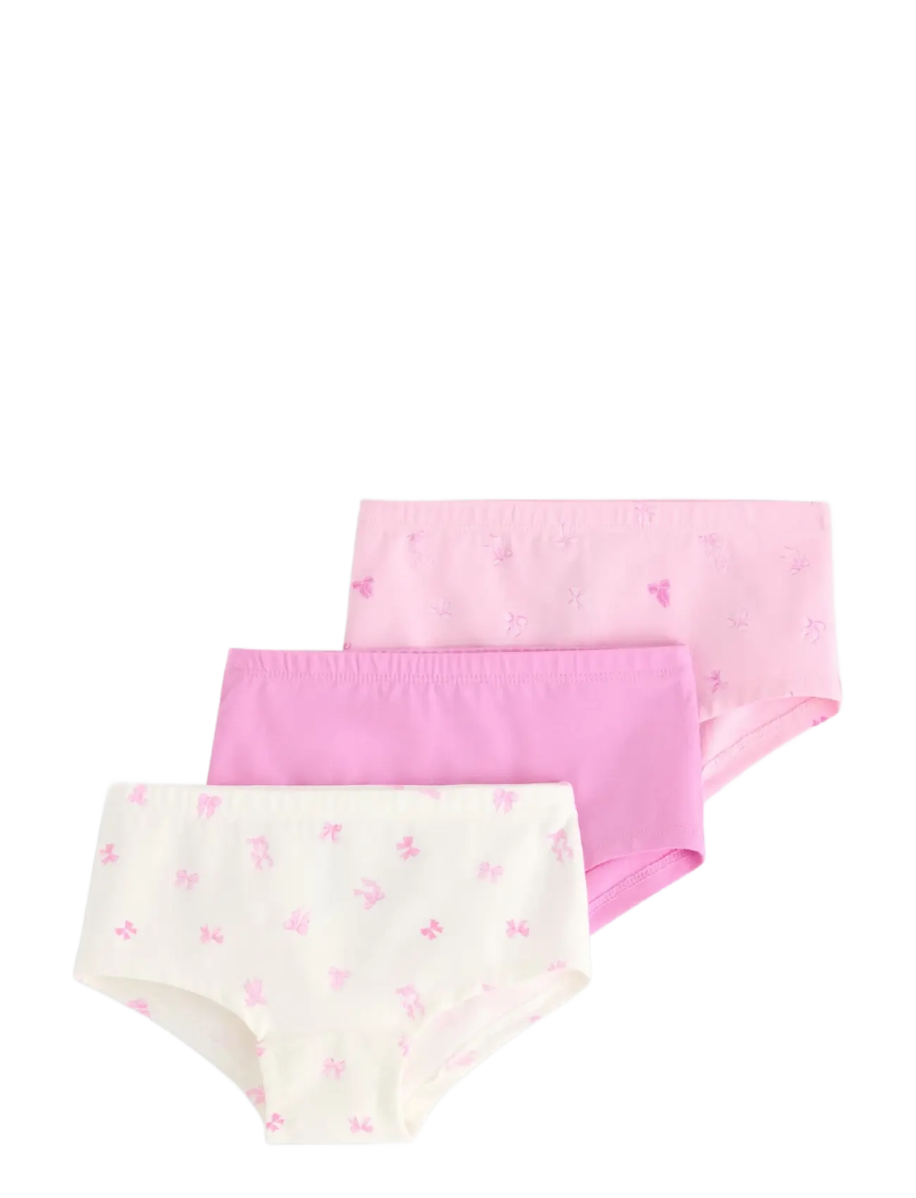 Lindex Hipster 3 pack Bows - Aluspesu - LIGHT PINK / pink/rose