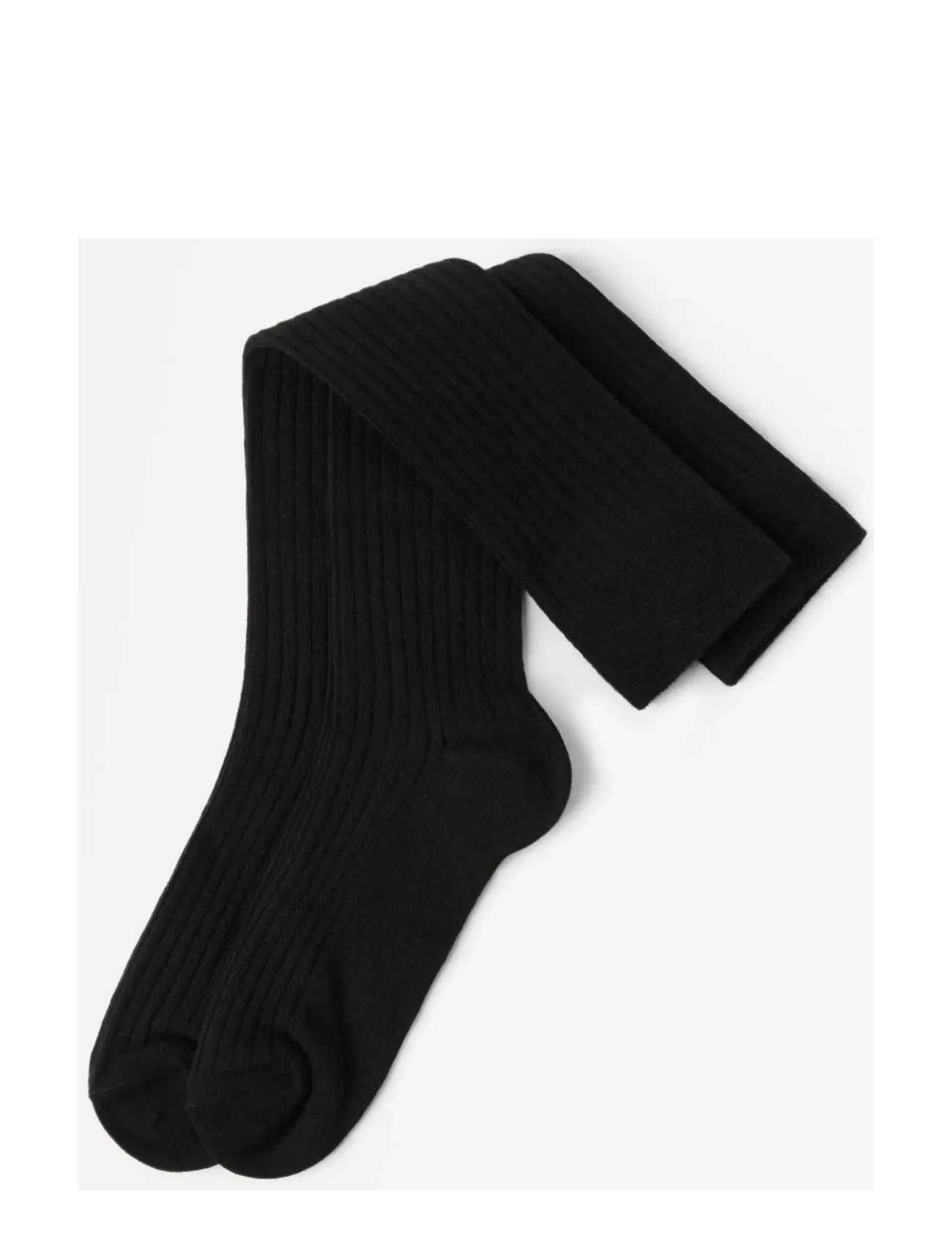 Lindex 2-pack ribbed knee-high socks - Lindex - BLACK / black
