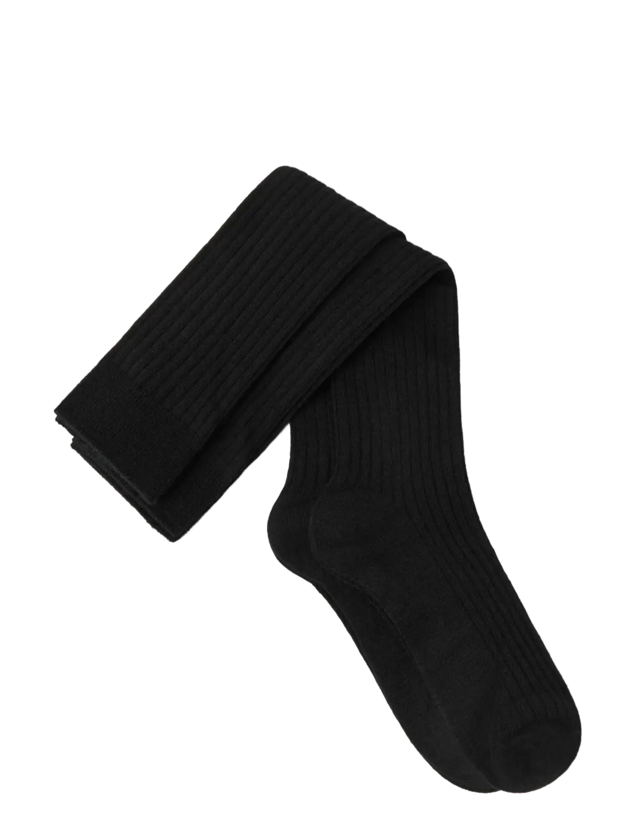 Lindex - 2-pack ribbed knee-high socks - black - 1