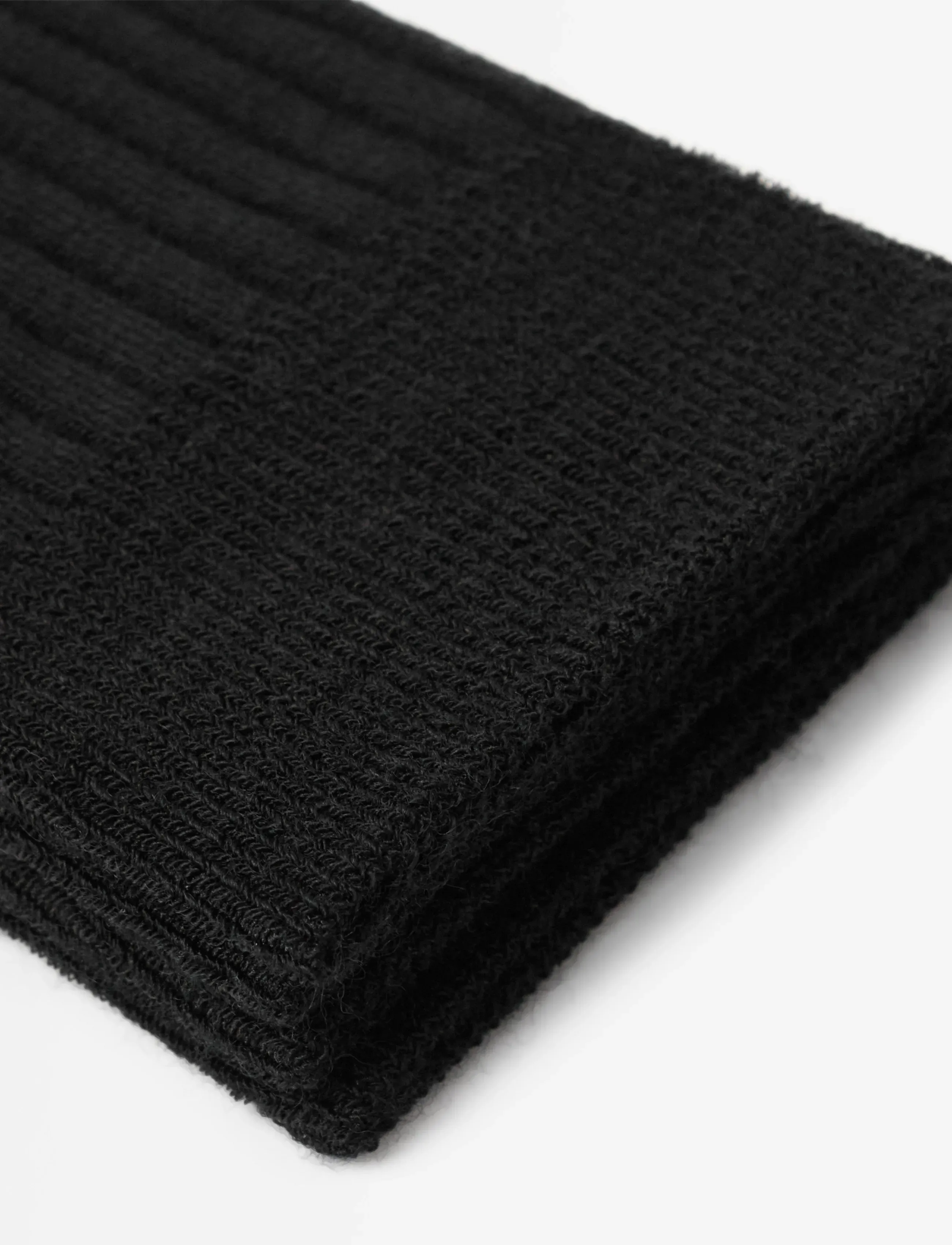 Lindex - 2-pack ribbed knee-high socks - black - 2