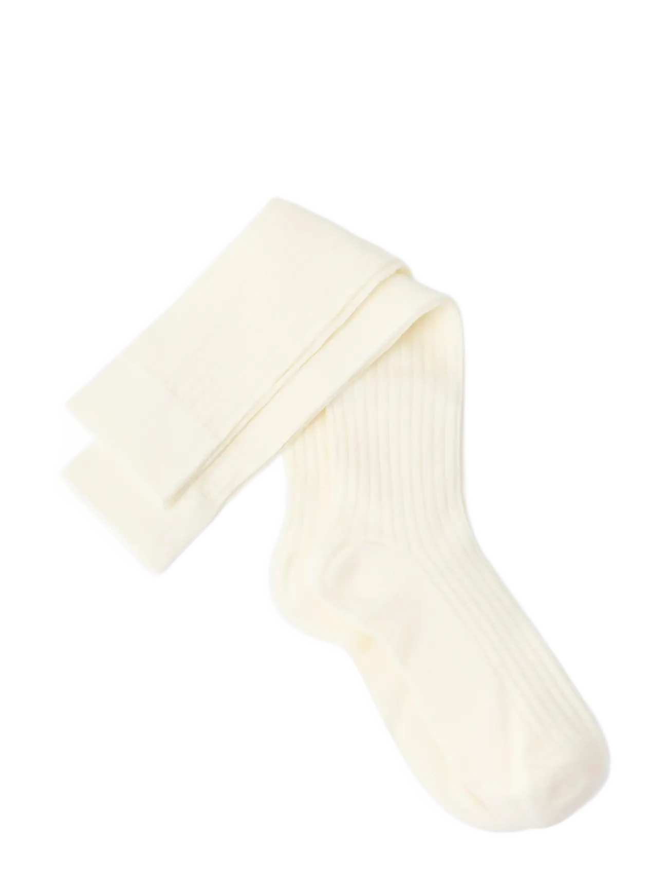 Lindex - 2-pack ribbed knee-high socks - põlvikud - white - 1