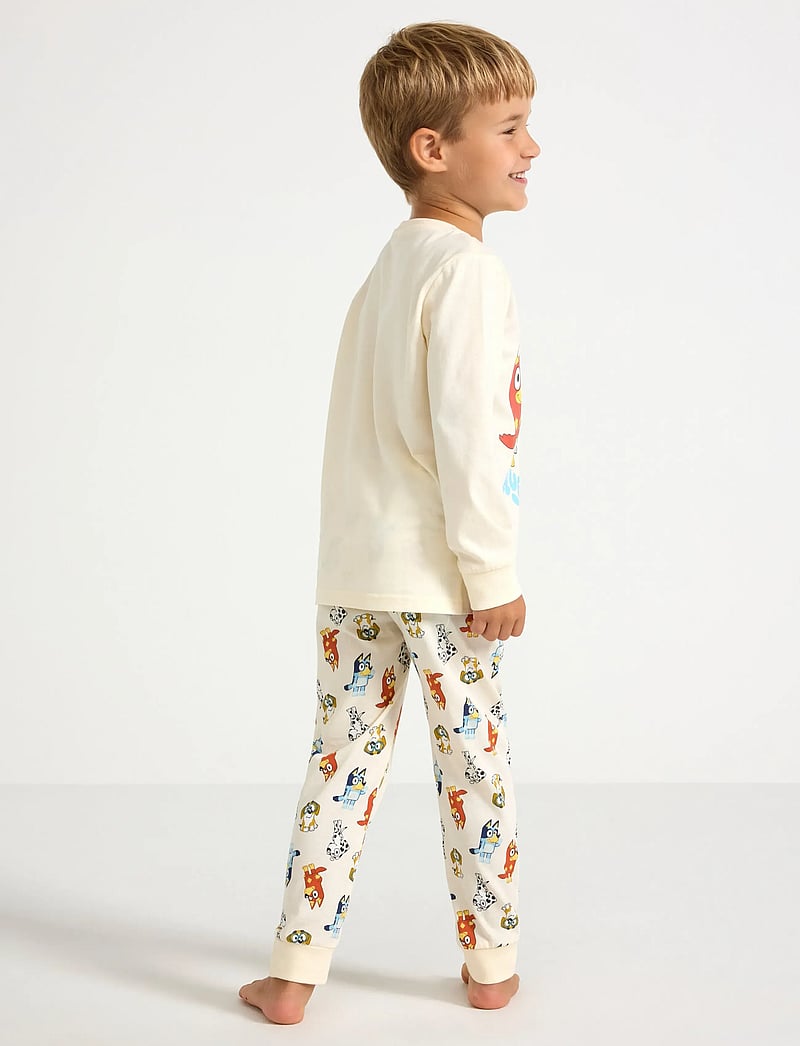 Lindex - Pyjama Bluey - pyjama-sets - white - 3