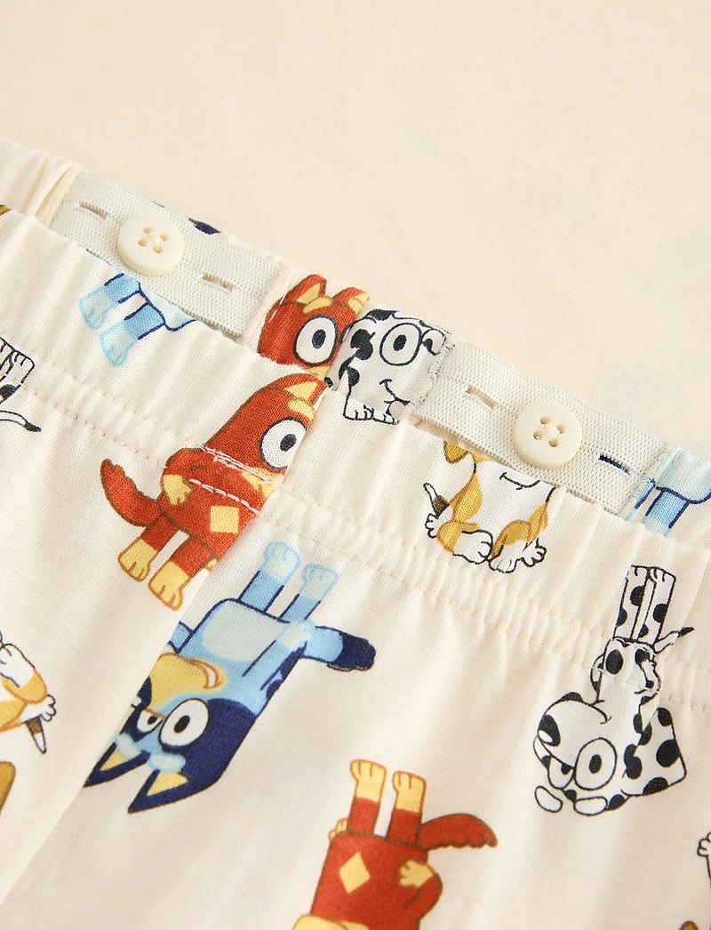 Lindex - Pyjama Bluey - pyjama-sets - white - 5