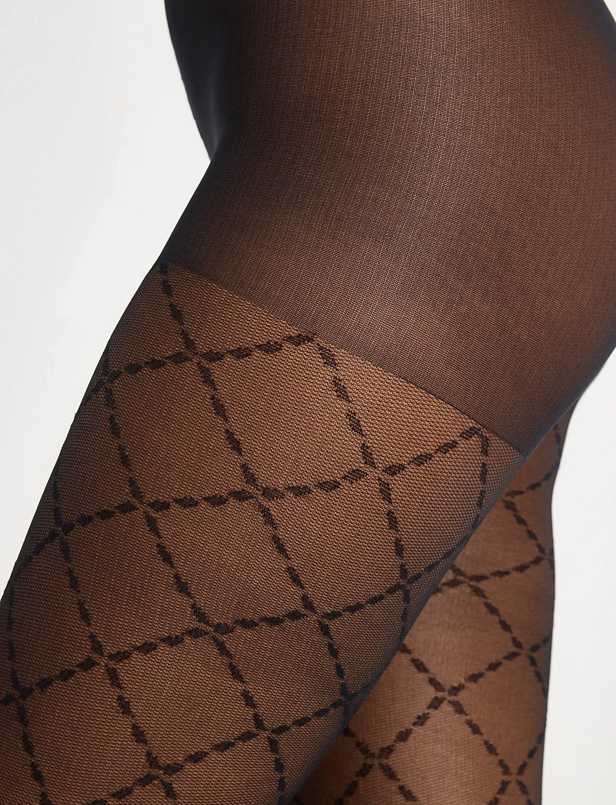 Lindex - Tights 40 denier - erilised sündmused - black - 3