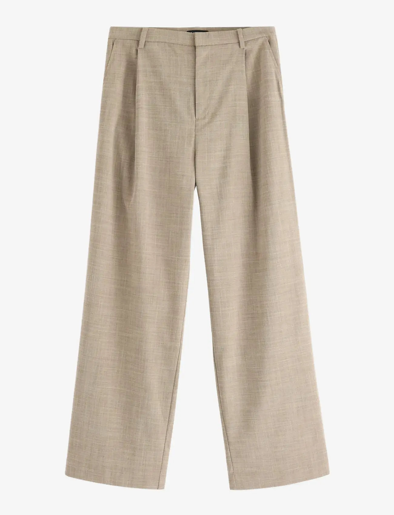 Lindex - Raka byxor - kostymbyxor - beige melange - 1