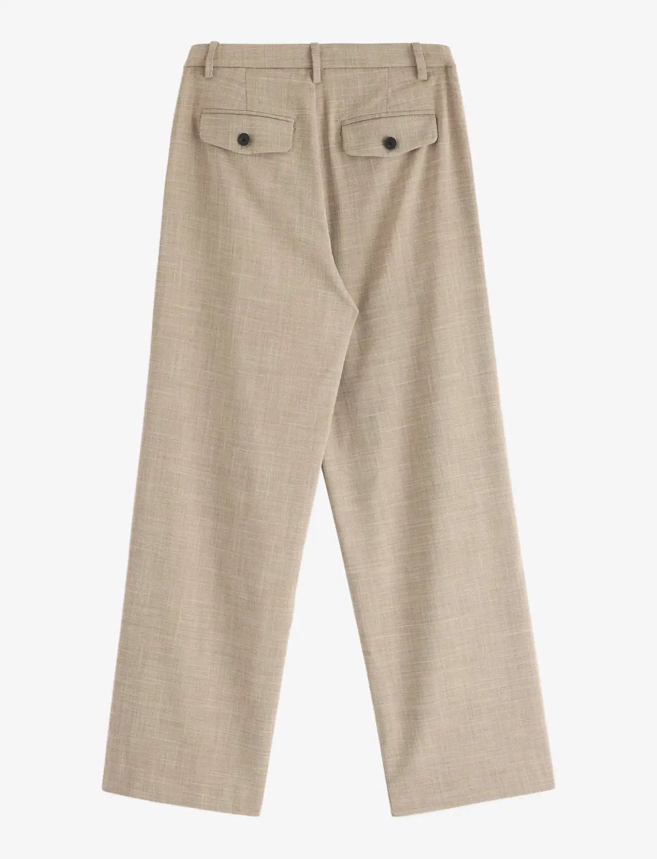 Lindex - Raka byxor - kostymbyxor - beige melange - 2