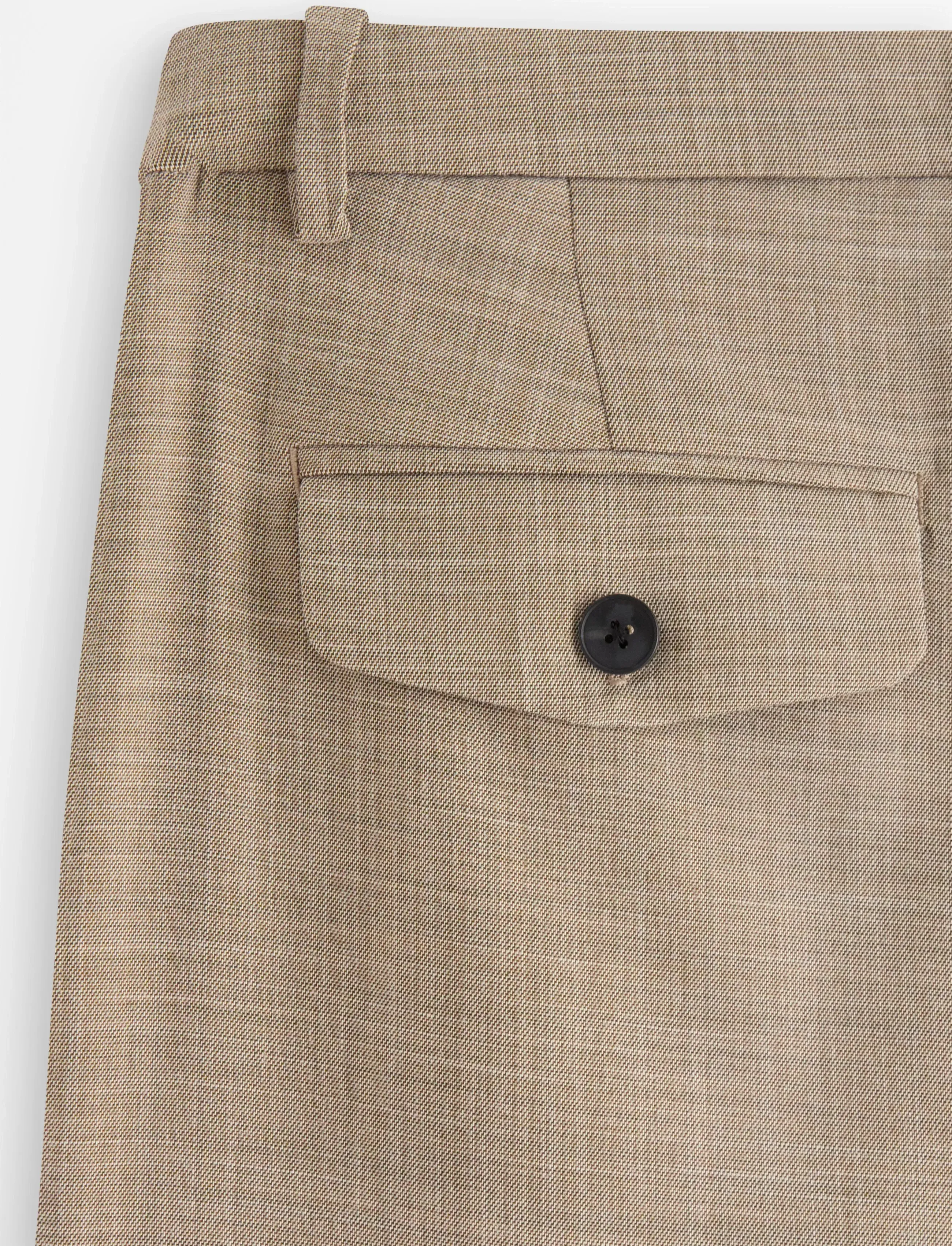 Lindex - Raka byxor - anzugshosen - beige melange - 5