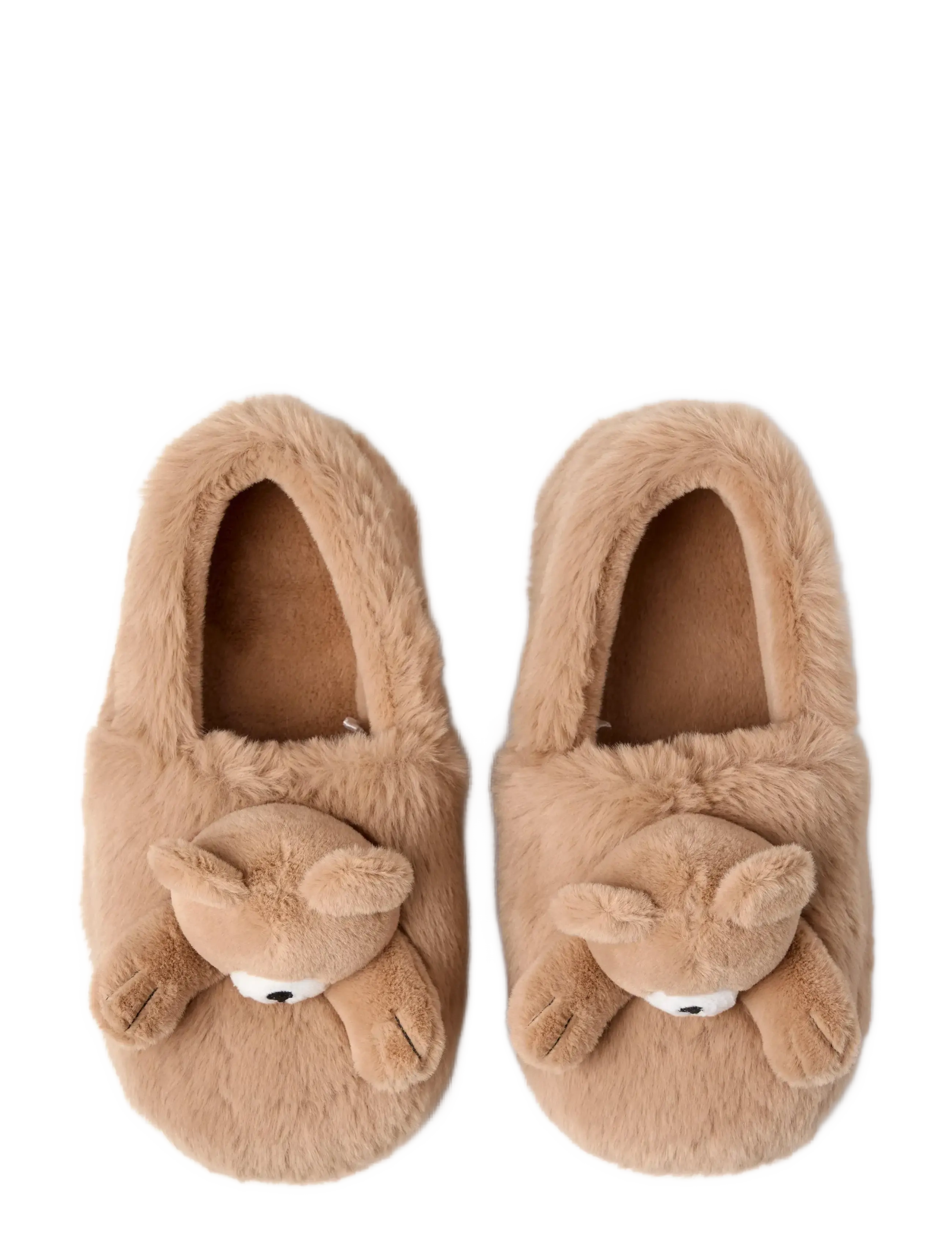 Lindex - Slippers teddybear - hausschuhe - brown - 0