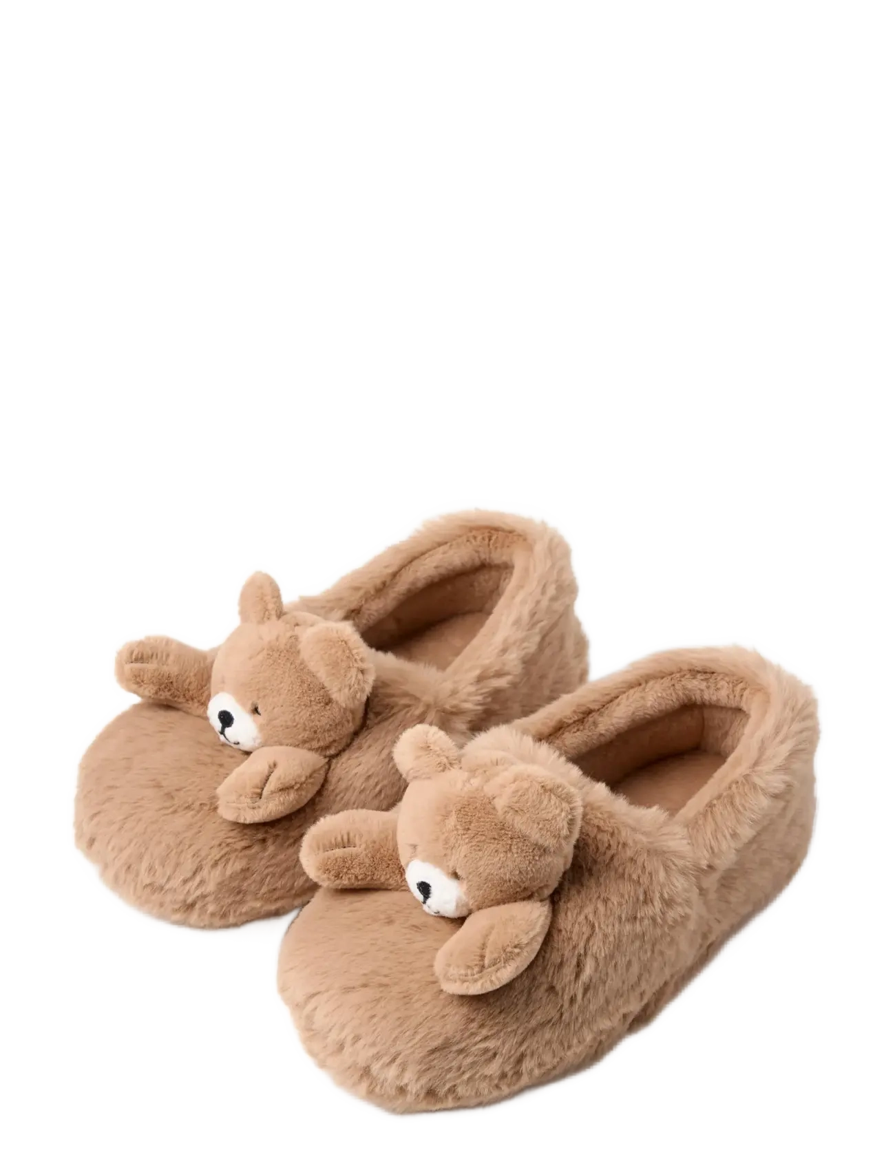 Lindex - Slippers teddybear - hausschuhe - brown - 1